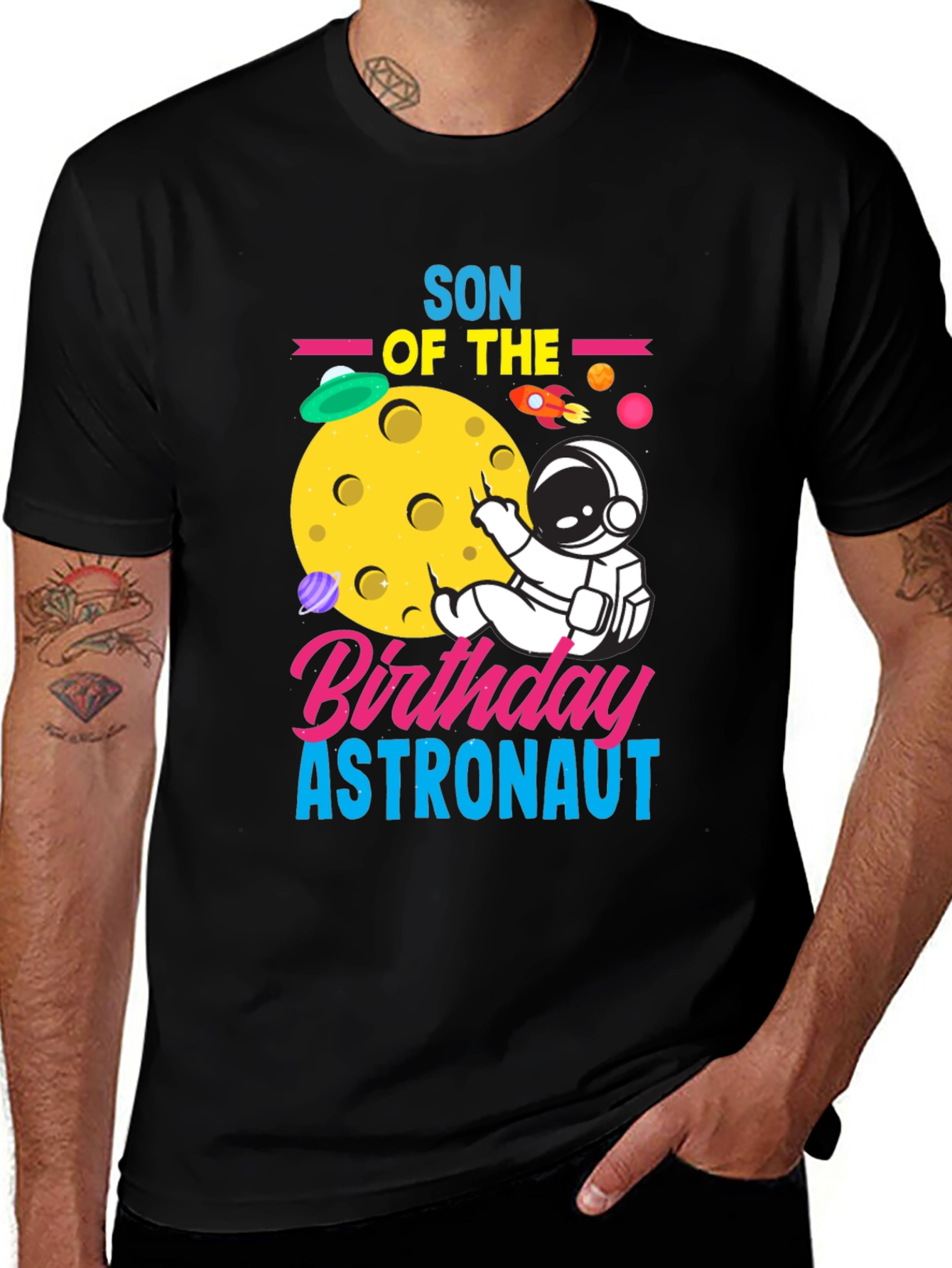 Variant 15 of Son Birthday Astronaut Graphic T-Shirt