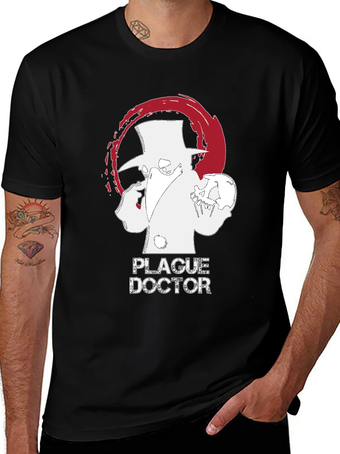 Variant 17 of Plague Doctor T-Shirt - Unique Graphic Tee