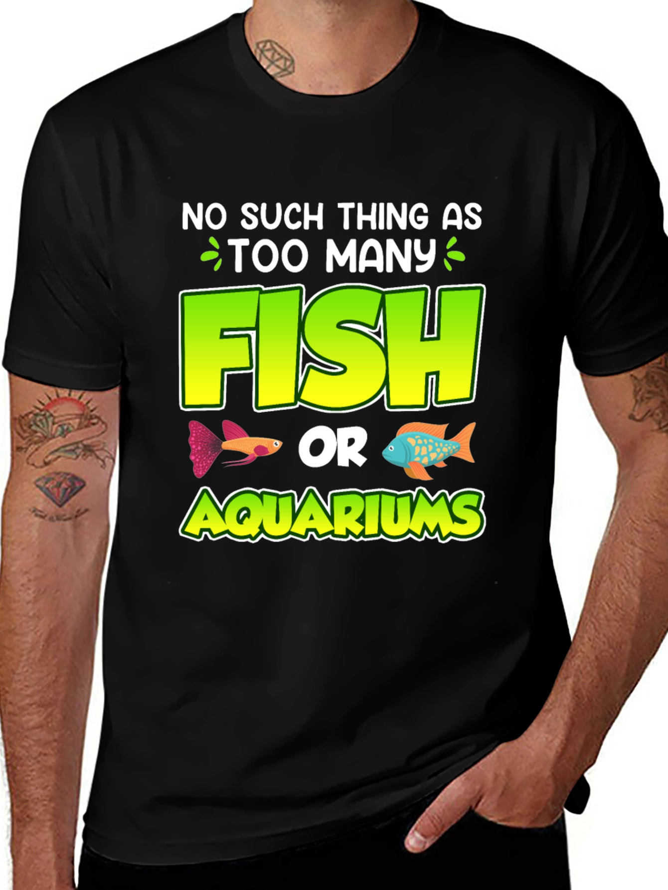Variant 24 of Funny Fish and Aquarium Lover T-Shirt