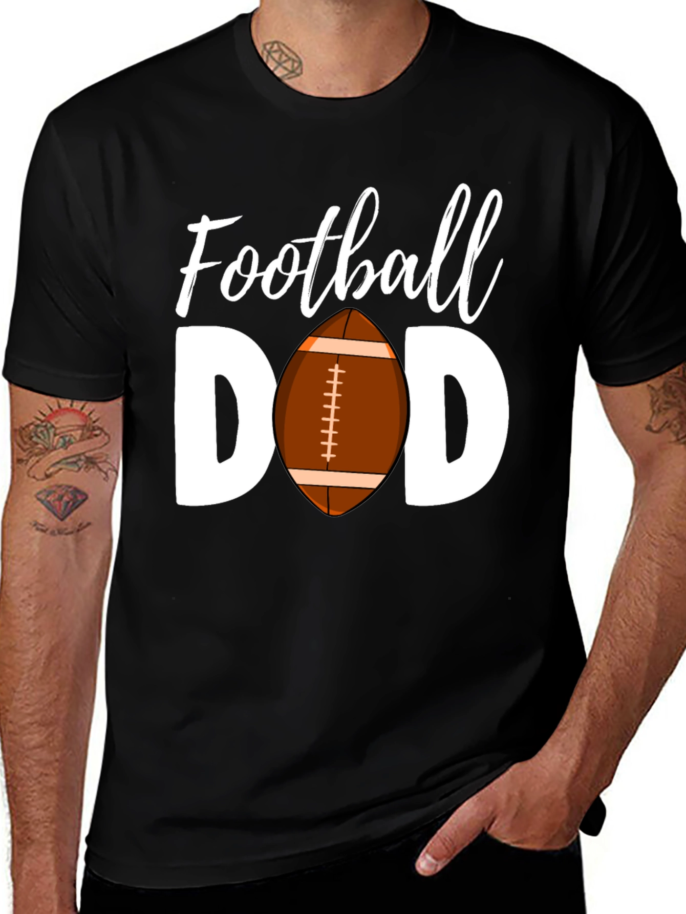 Variant 22 of Football Dad Graphic T-Shirt