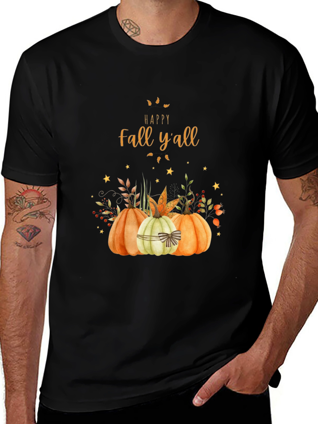 Variant 19 of Fall Y'all Pumpkin T-Shirt