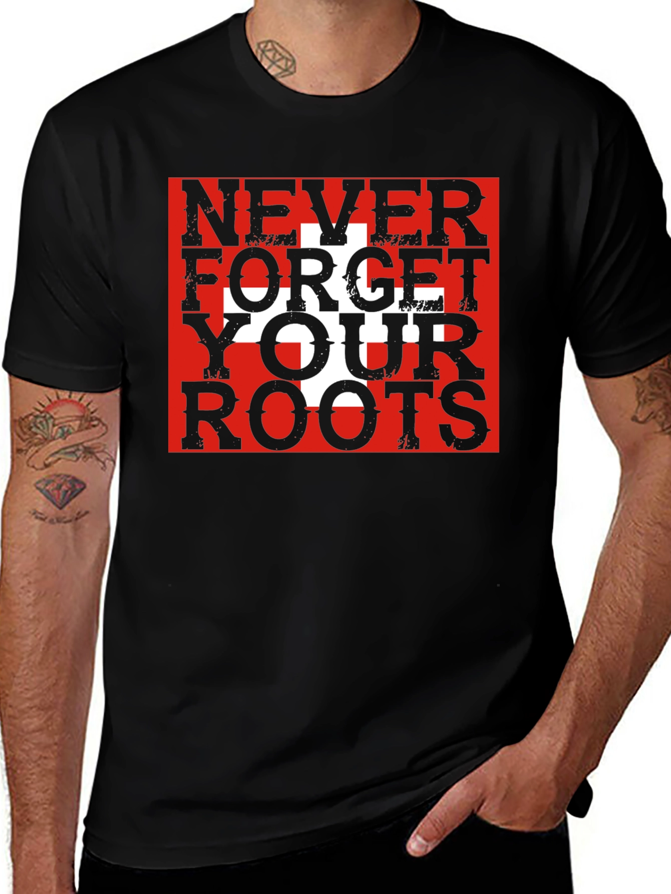 Variant 16 of Never Forget Your Roots Graphic Tee