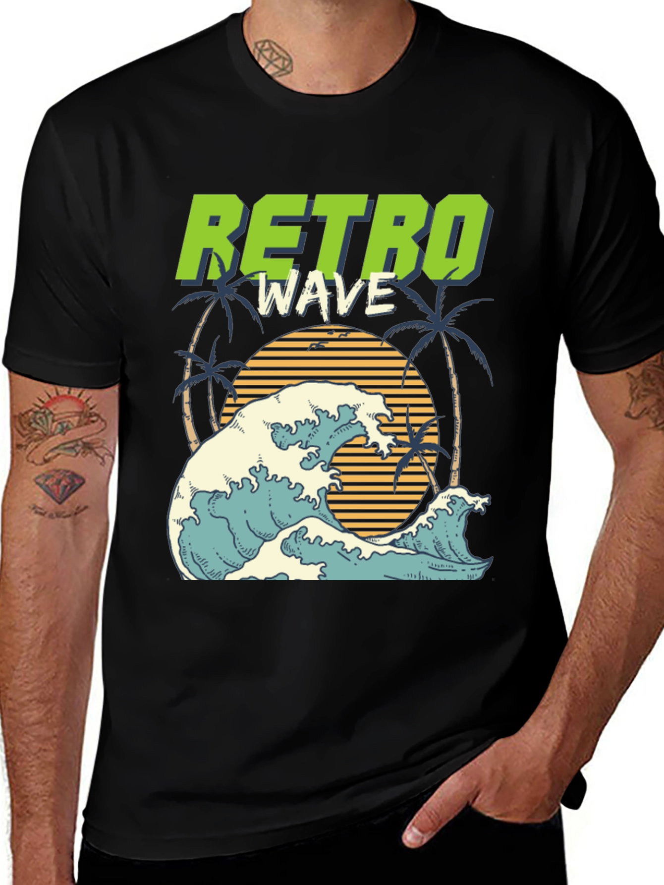 Variant 20 of Retro Wave Graphic T-Shirt