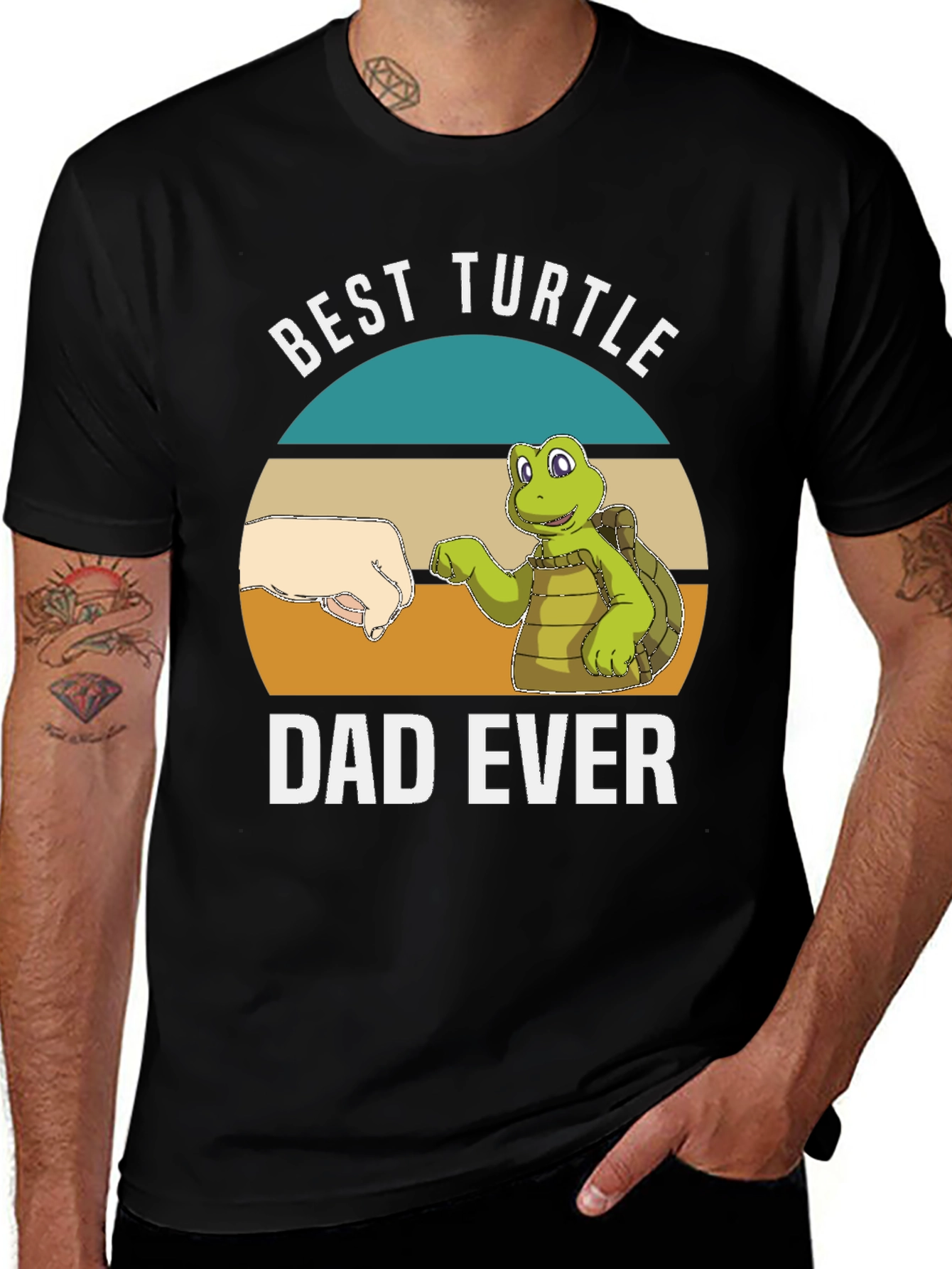 Variant 17 of Best Turtle Dad Ever T-Shirt