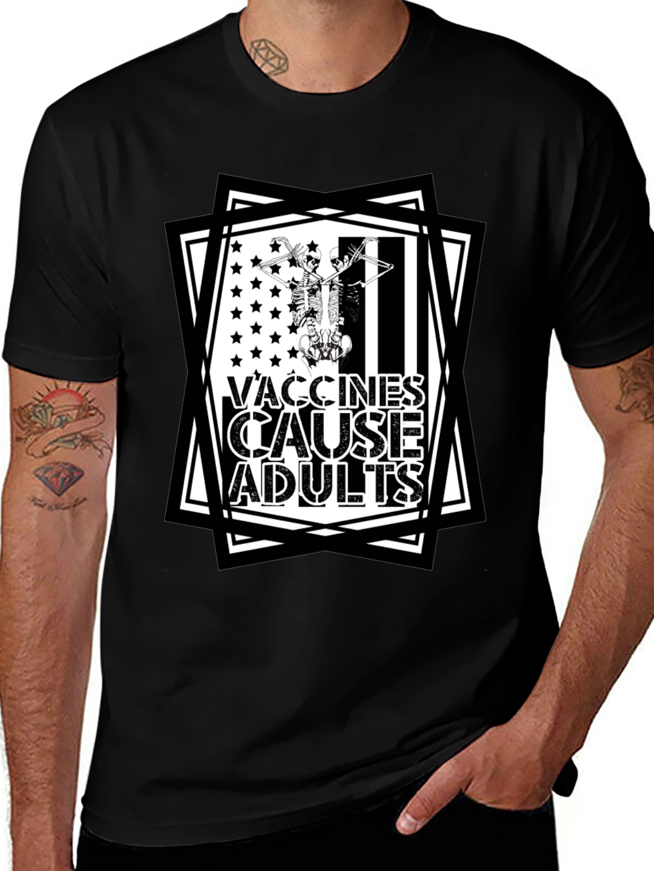Variant 9 of Vaccines Cause Adults T-Shirt 