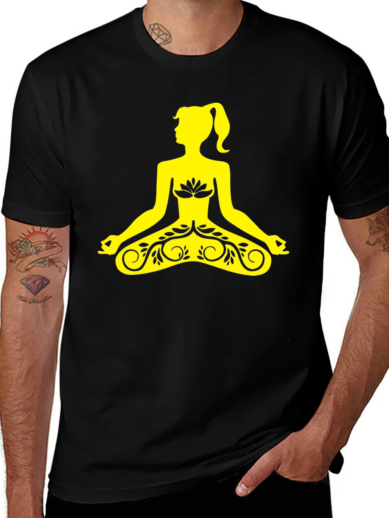 Variant 14 of Yoga Girl Black T-Shirt