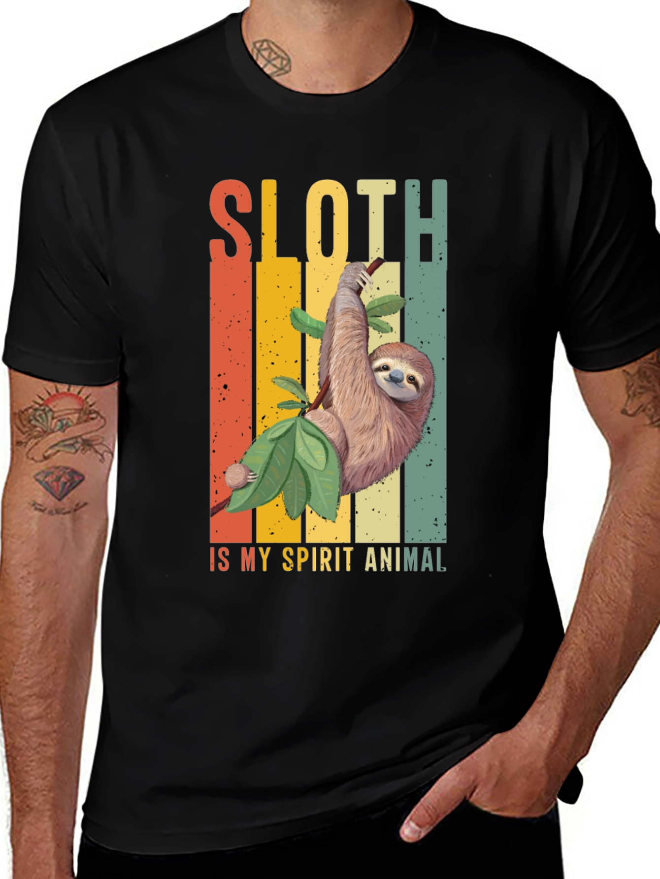 Variant 25 of Sloth Spirit Animal Graphic T-Shirt