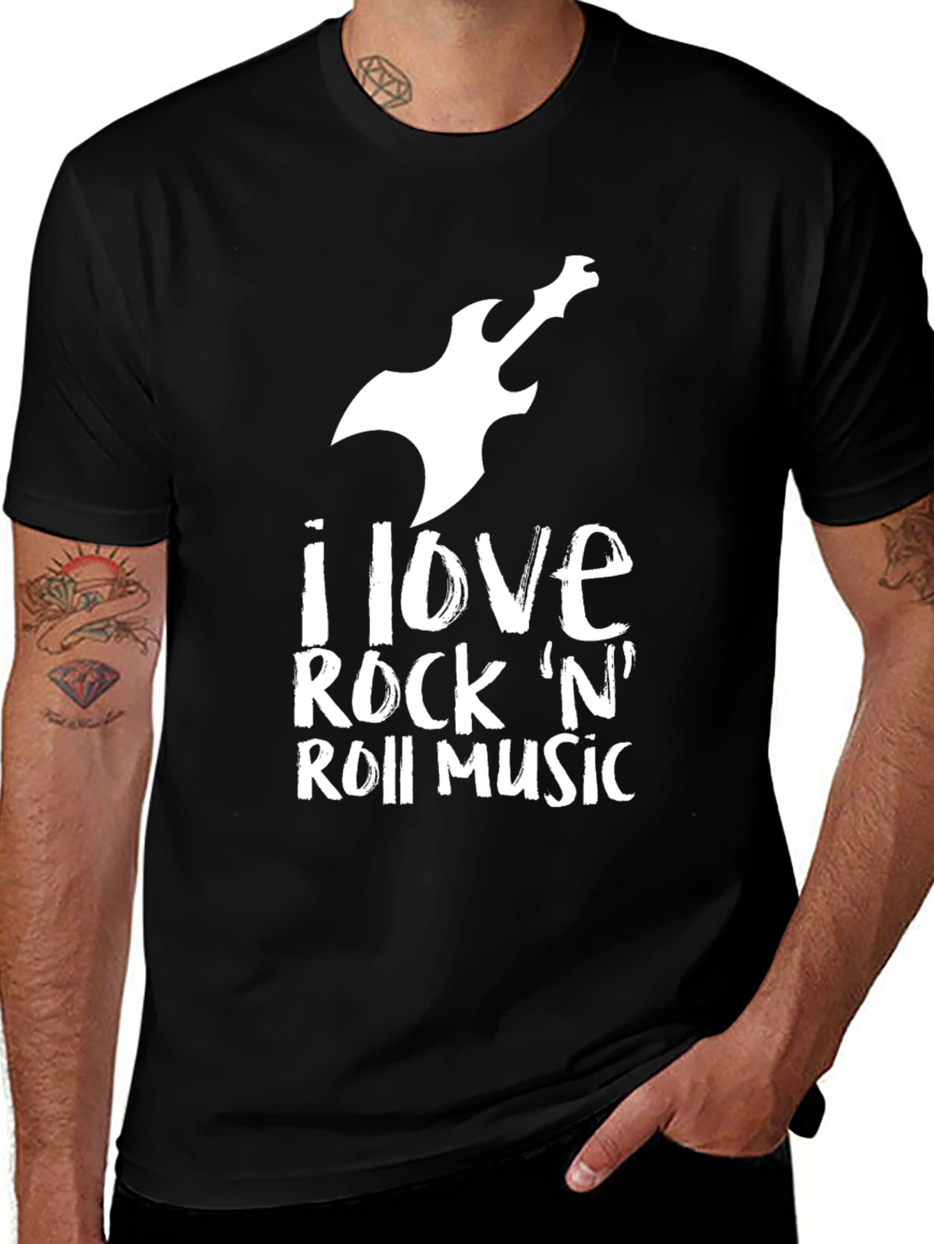 Variant 12 of Rock 'N' Roll Music Graphic Tee