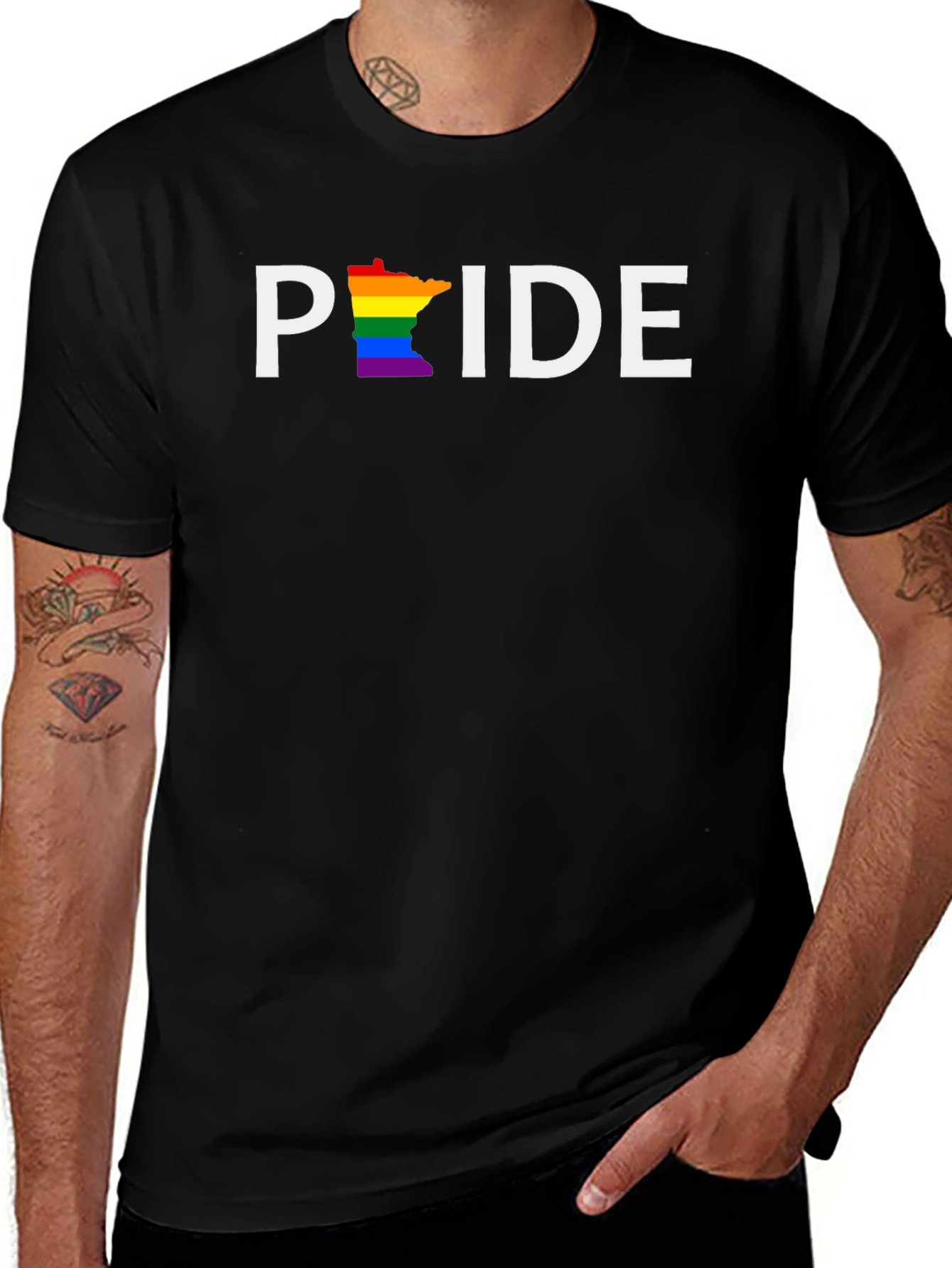 Minnesota Pride T-Shirt - Rainbow State Tee