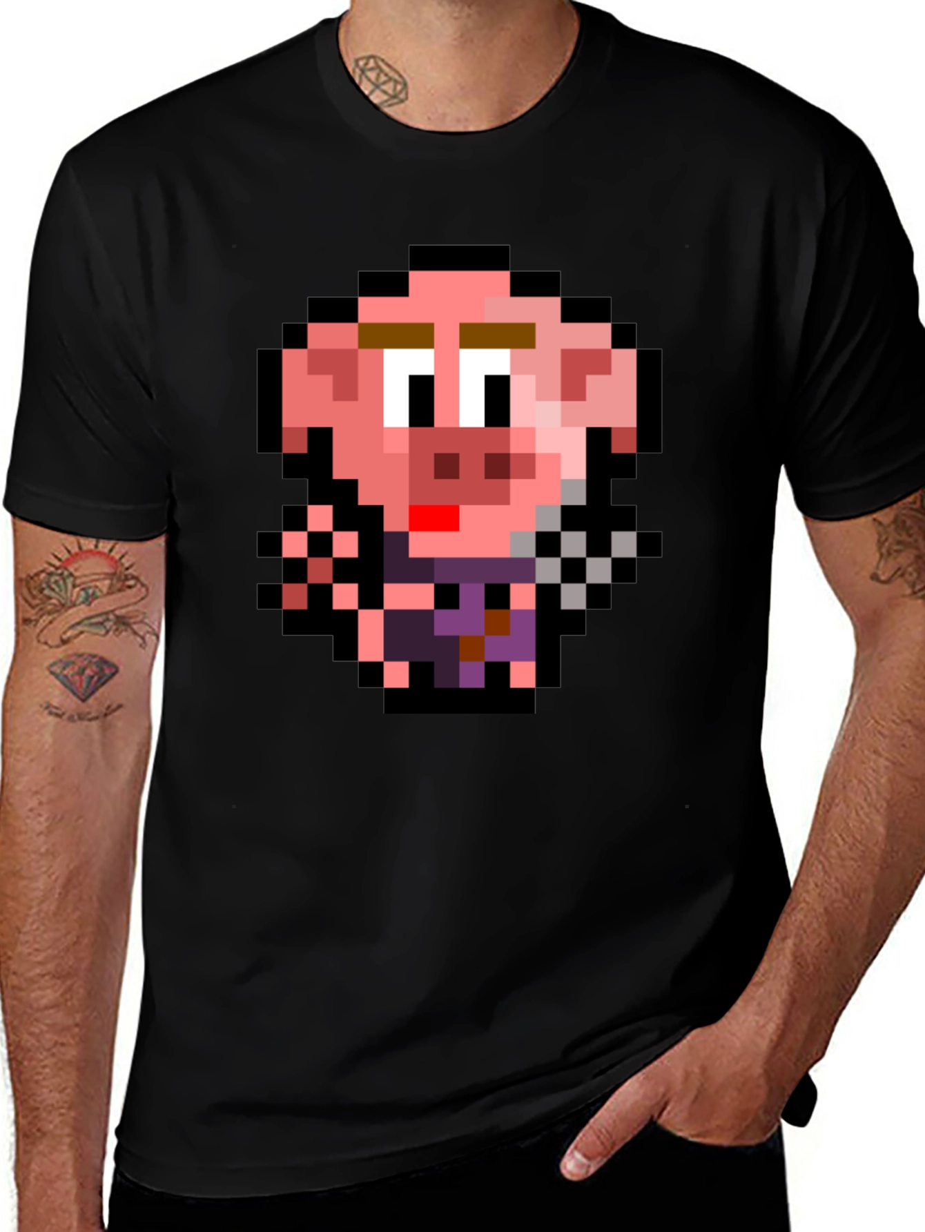 Variant 23 of Pixel Pig T-Shirt