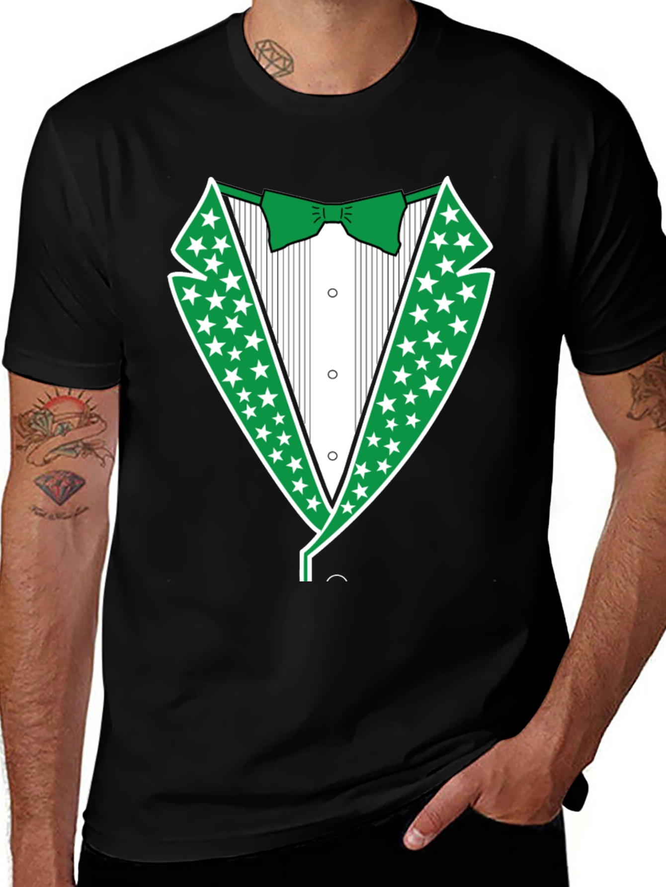 Variant 17 of St. Patrick's Day Tuxedo T-Shirt