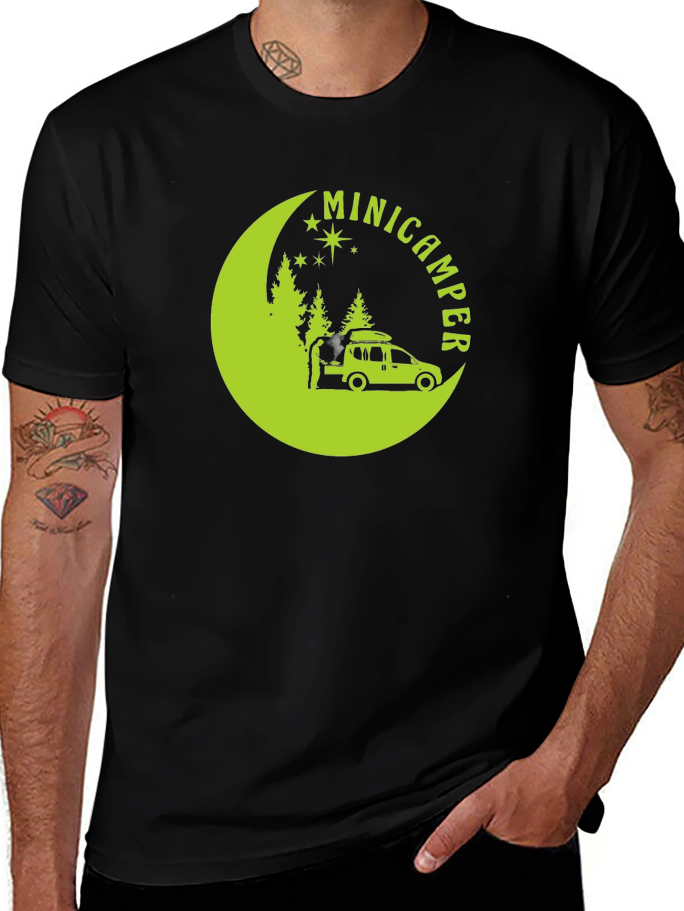 Variant 13 of Minicamper Graphic Tee - Adventure Awaits!