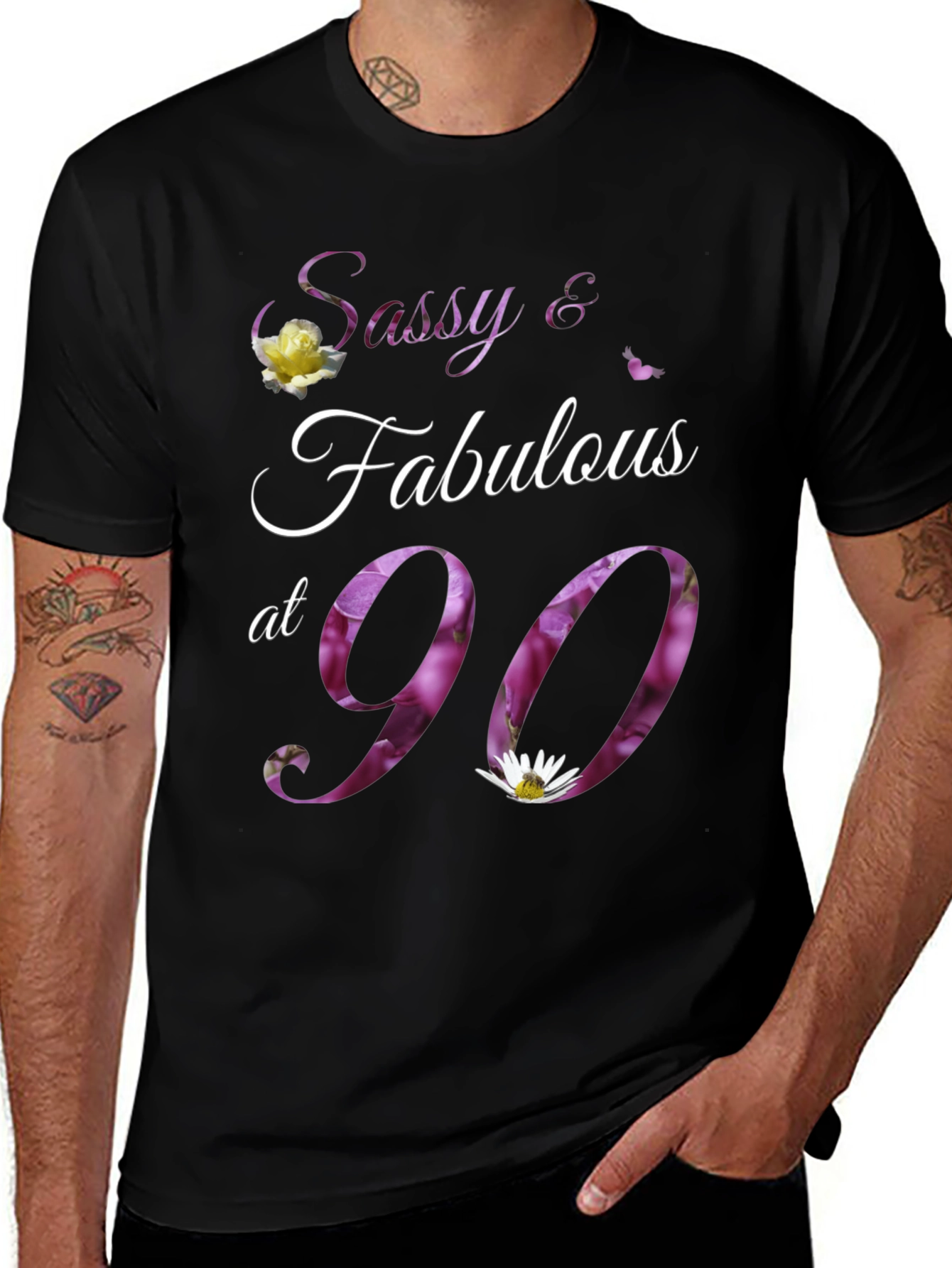 Variant 20 of Sassy & Fabulous 90th Birthday T-Shirt