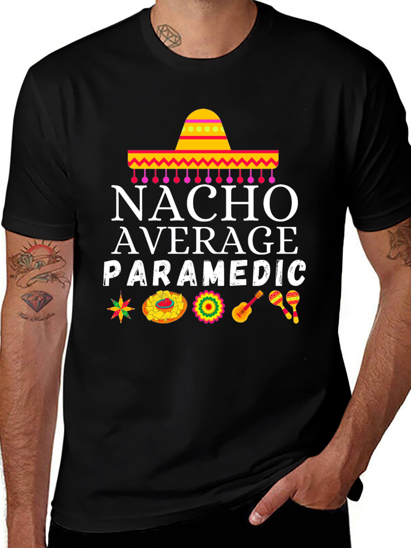 Variant 24 of Nacho Average Paramedic Graphic T-Shirt