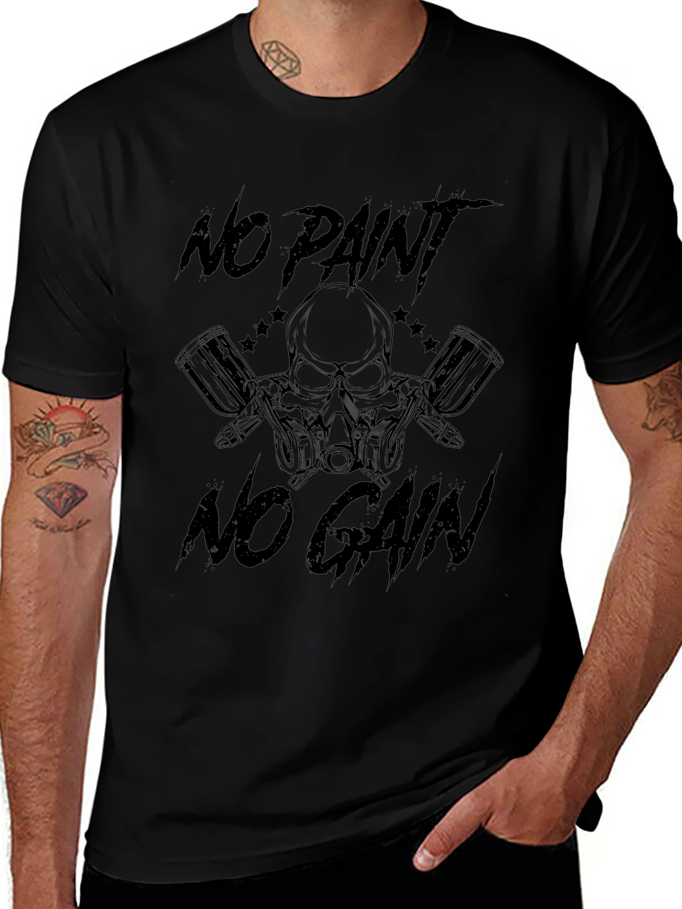 Variant 22 of No Paint No Gain Graphic T-Shirt