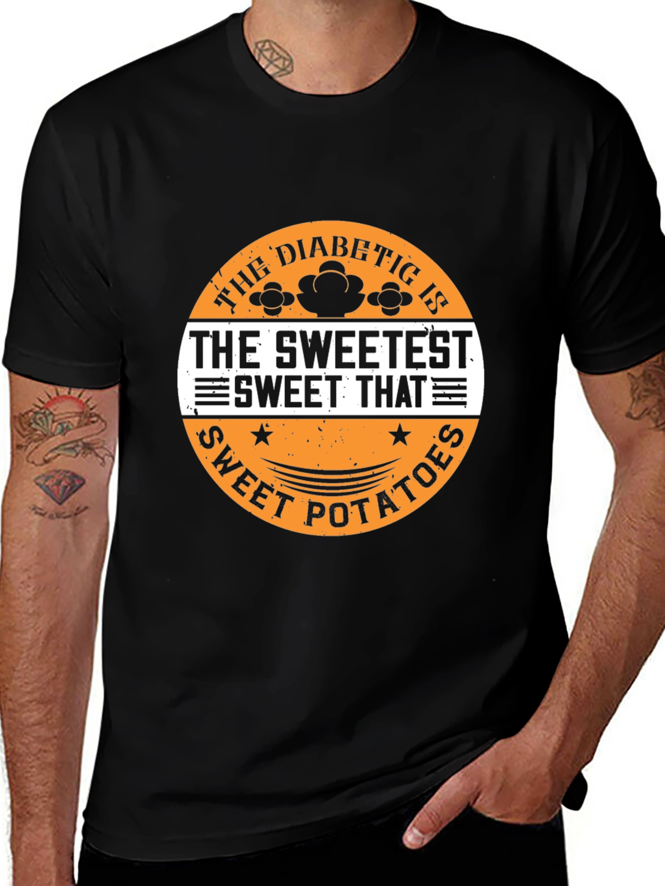 Variant 2 of Diabetic Sweetest Sweet Potatoes T-Shirt