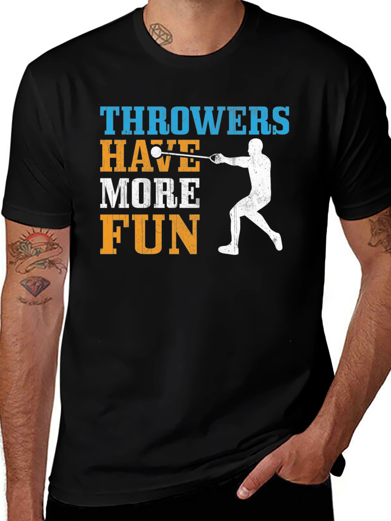 Variant 21 of Throwers Have More Fun T-Shirt