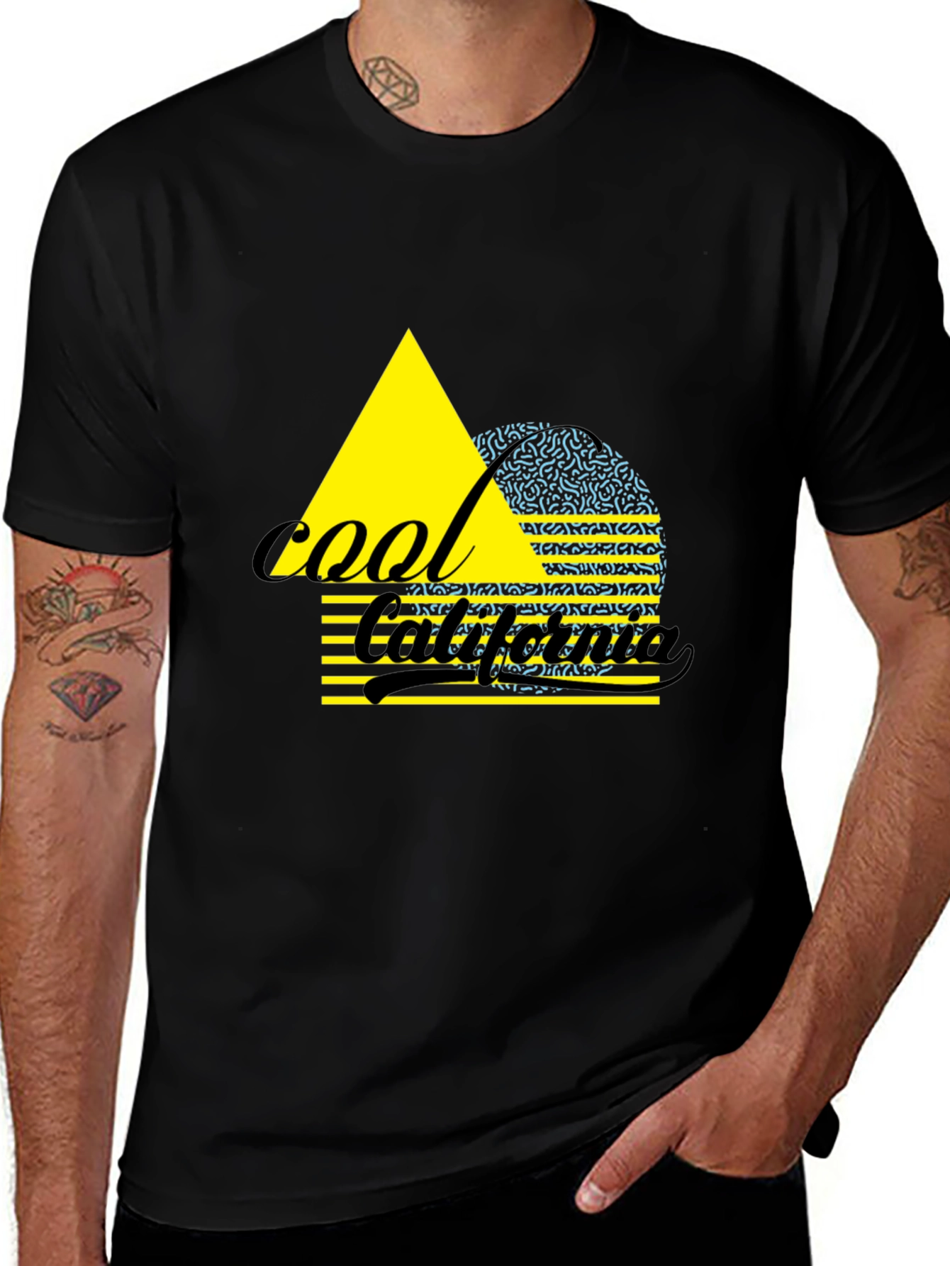 Variant 22 of Cool California Graphic Tee - Retro Style