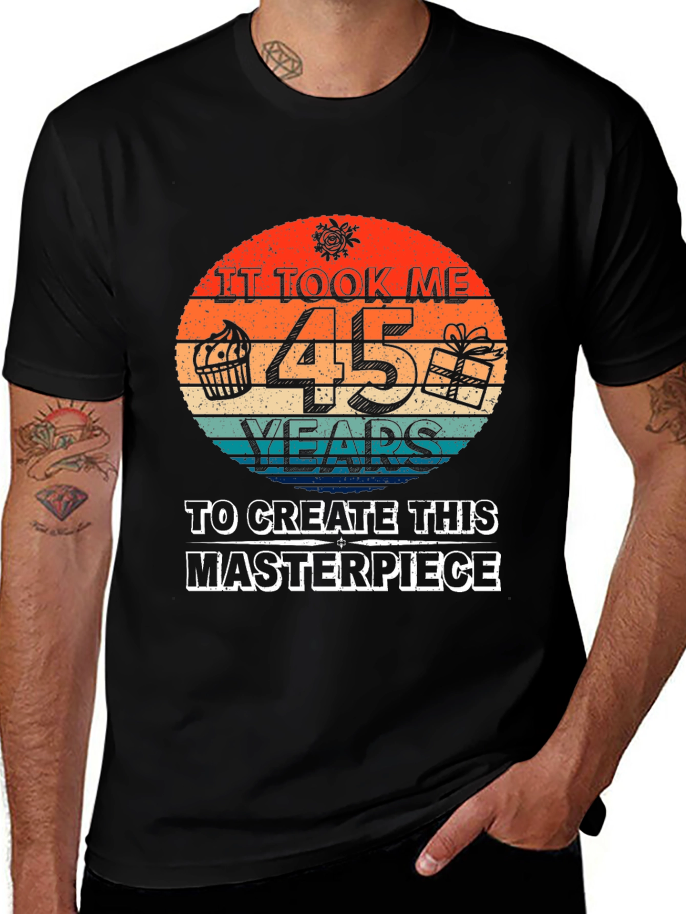 Funny 45th Birthday Masterpiece T-Shirt