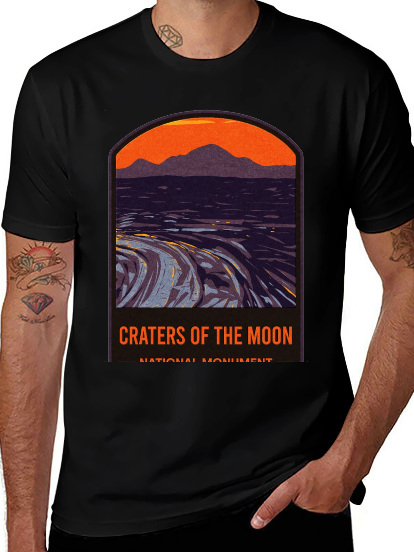 Variant 22 of Craters of the Moon Graphic Tee