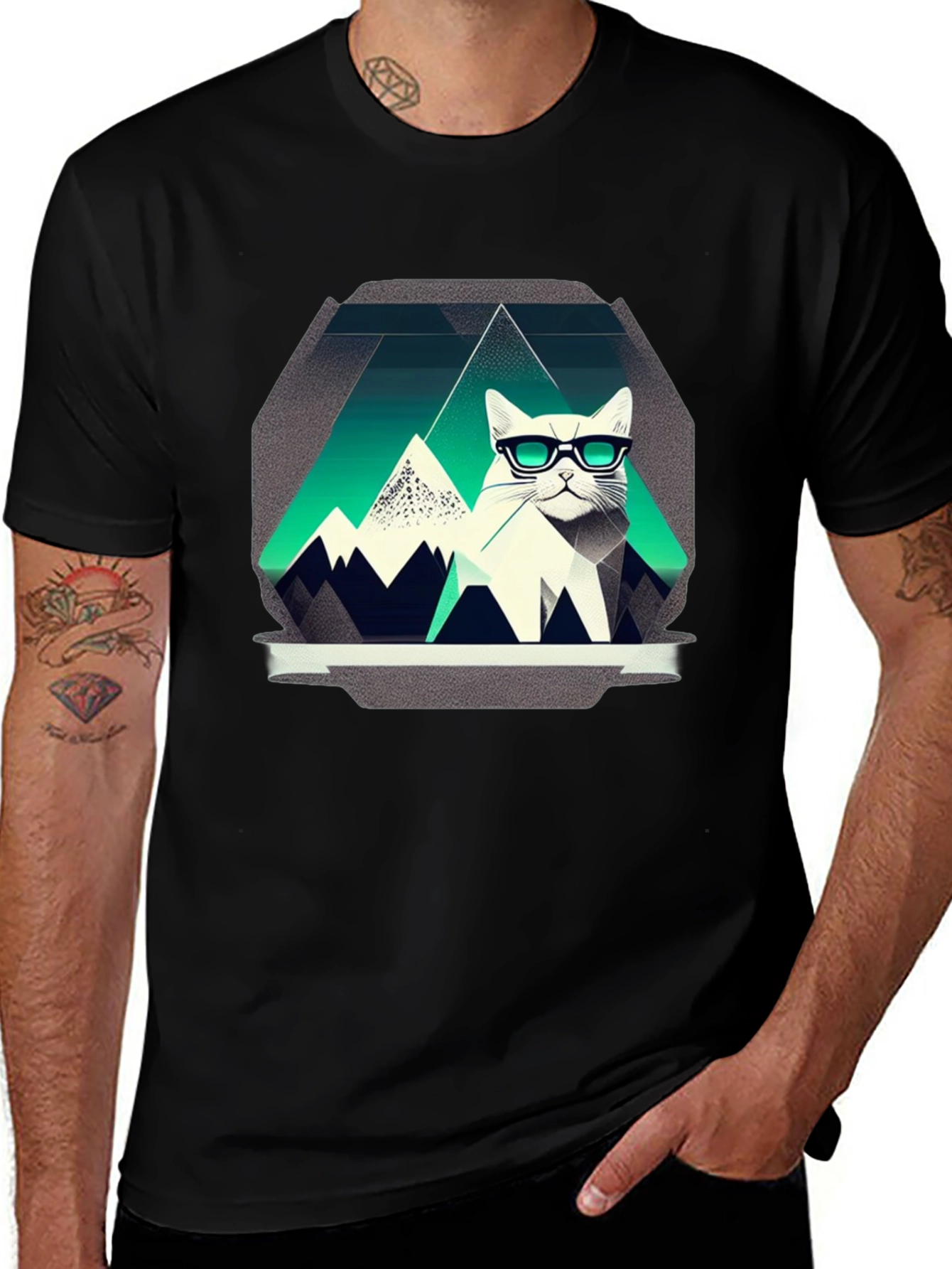 Variant 15 of Cool Cat Mountain T-Shirt
