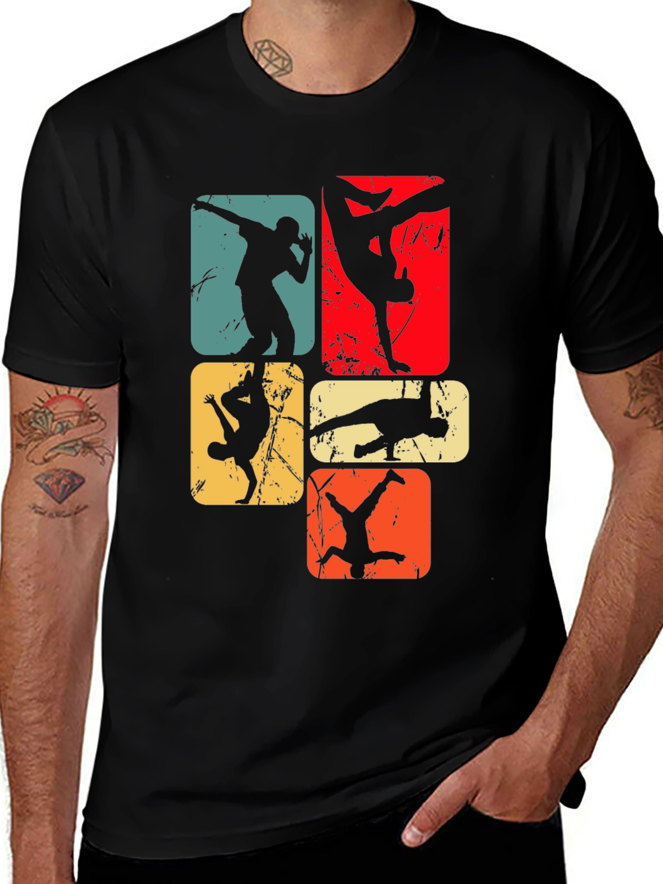 Variant 9 of Retro Breakdance Graphic Tee - Cool Street Style T-Shirt