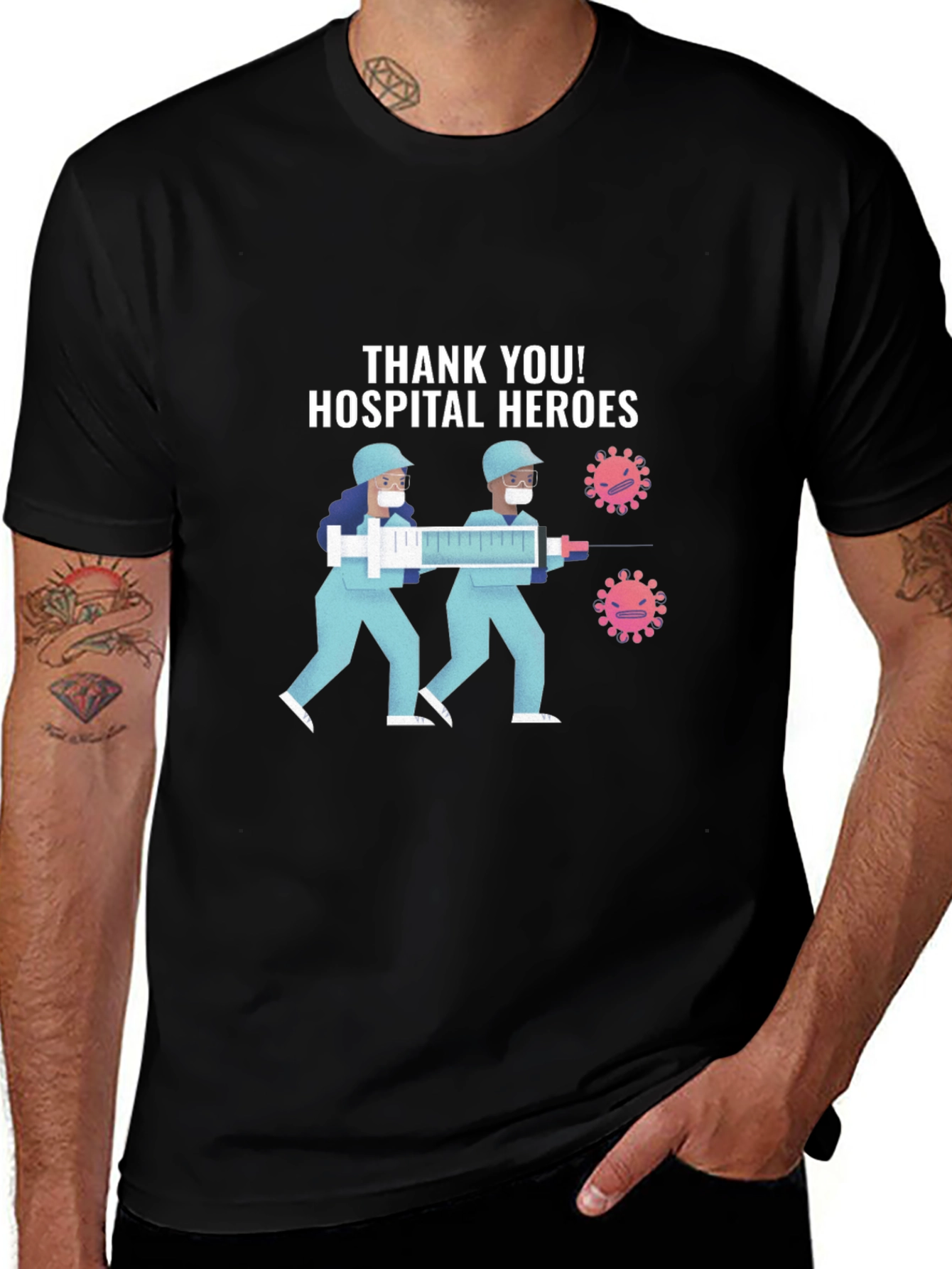 Variant 8 of Thank You Hospital Heroes T-Shirt