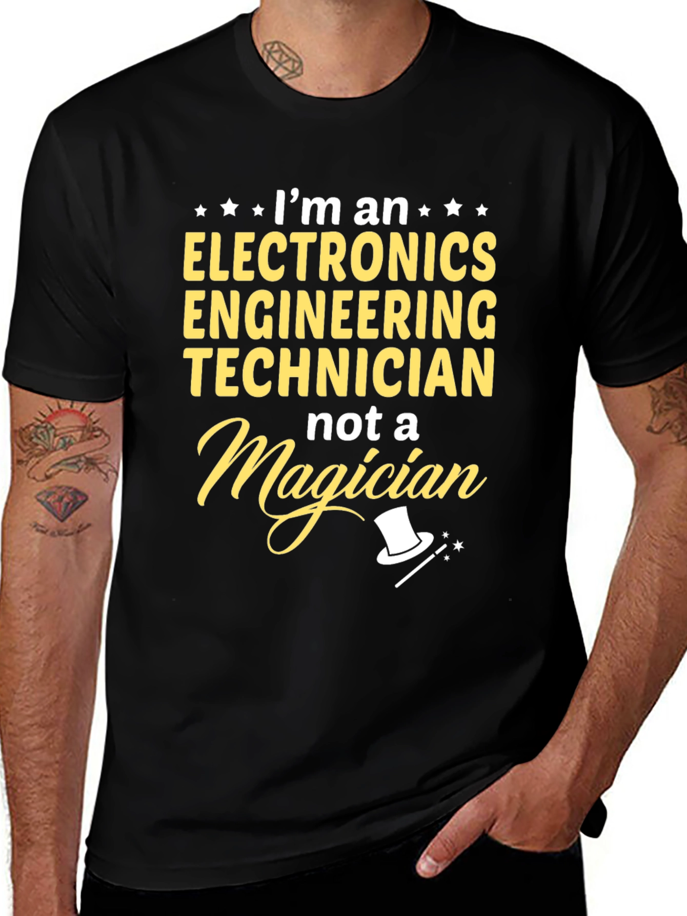 Variant 11 of Electronics Engineering Technician Graphic Tee