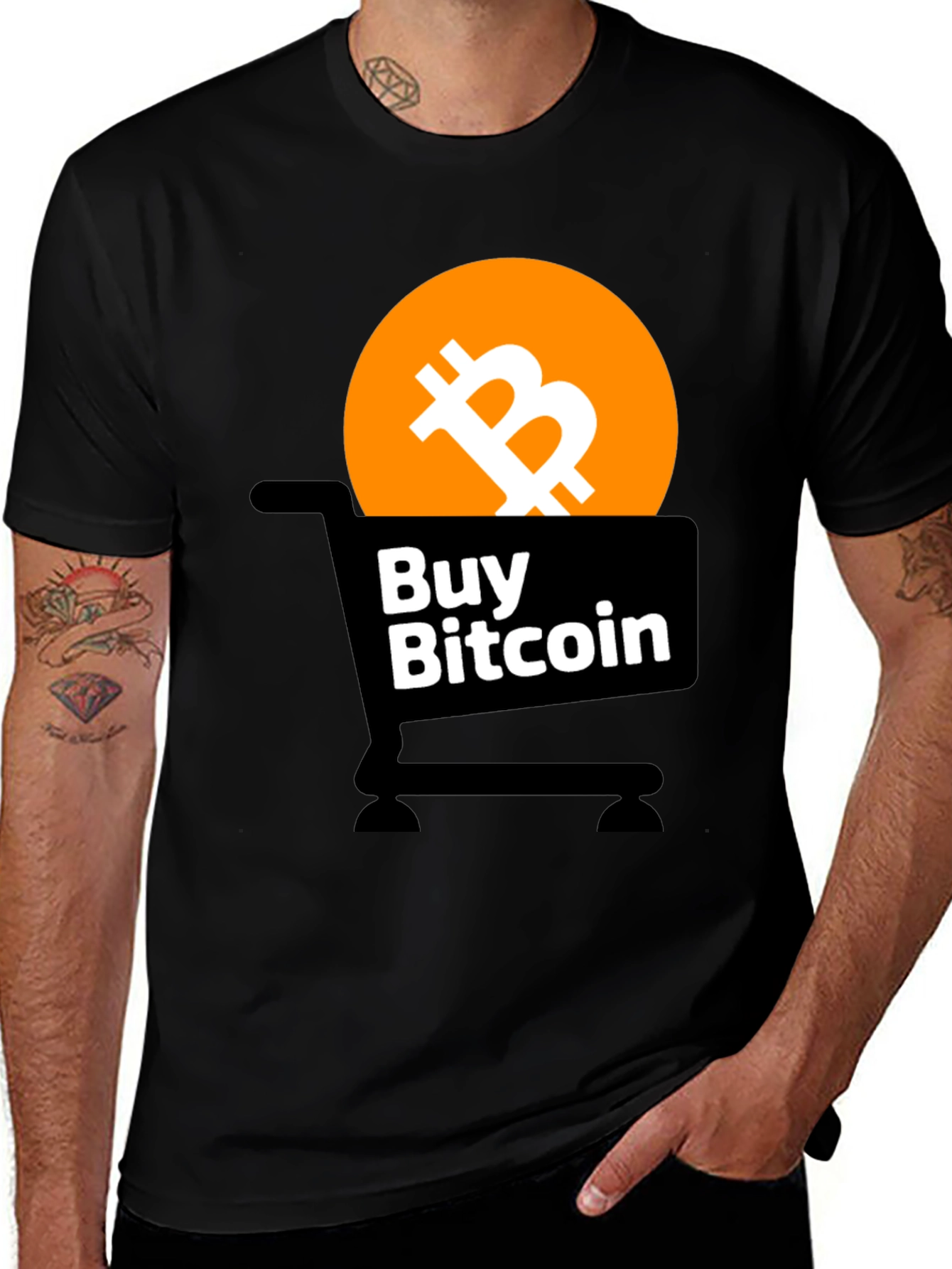 Buy Bitcoin T-Shirt - Crypto Shopping Tee