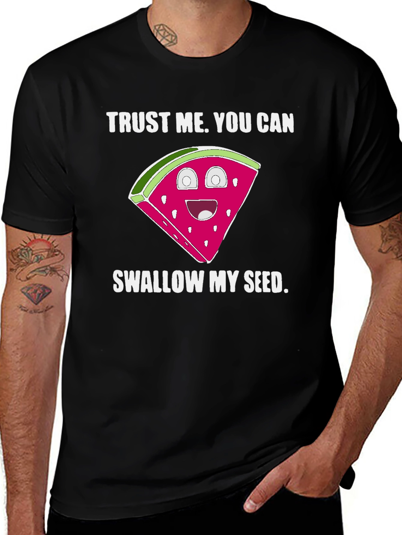 Variant 6 of Funny Watermelon Graphic T-Shirt