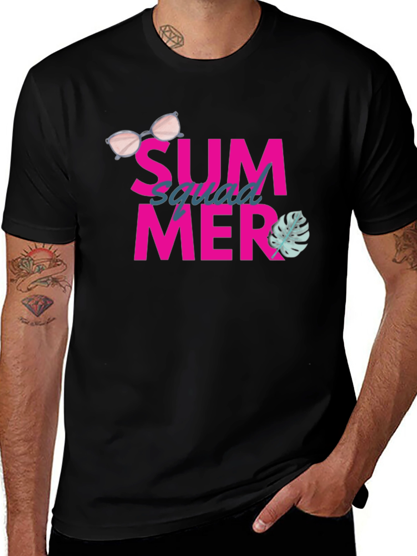 Variant 11 of Summer Squad Tee - Fun Graphic T-Shirt