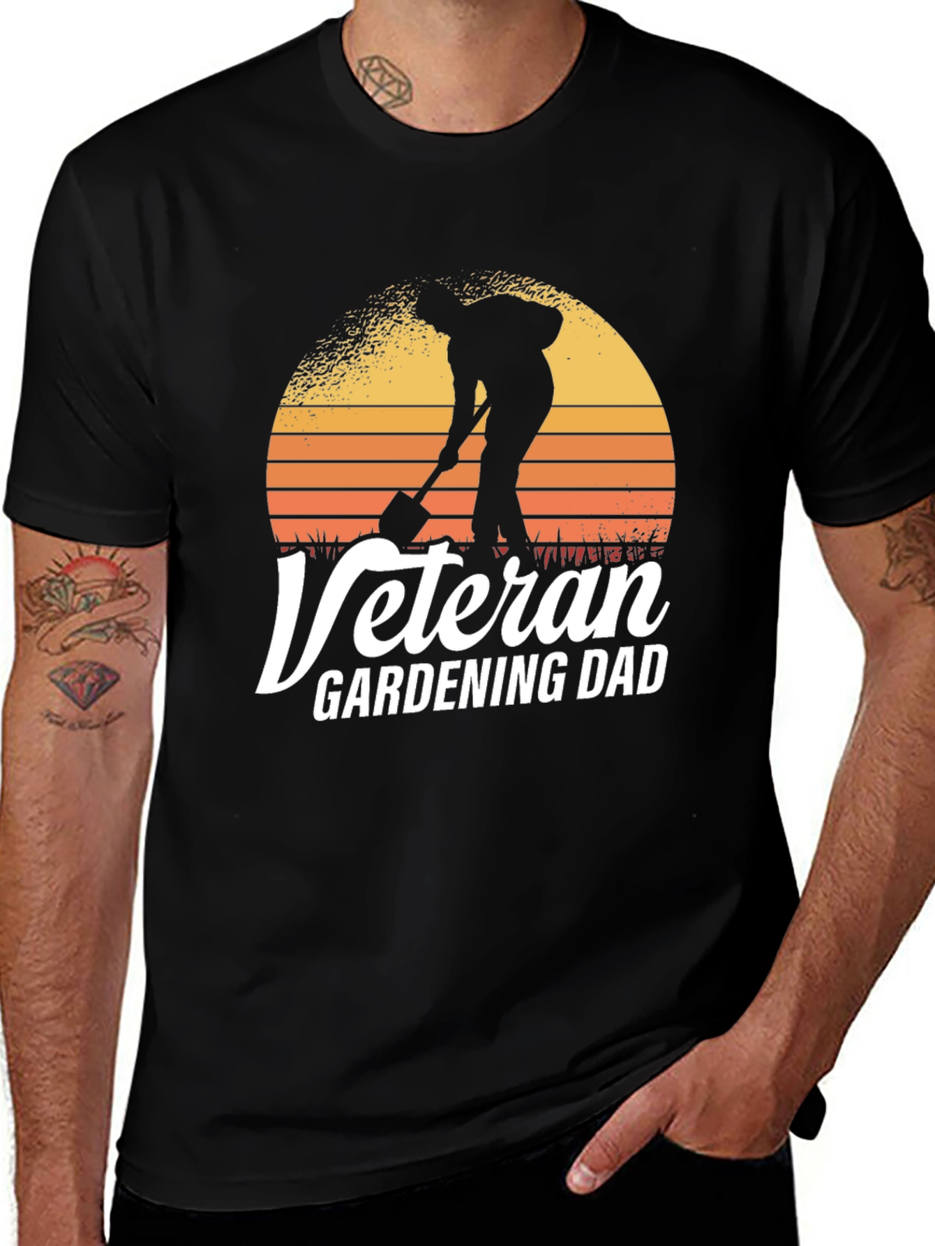 Variant 25 of Veteran Gardening Dad T-Shirt