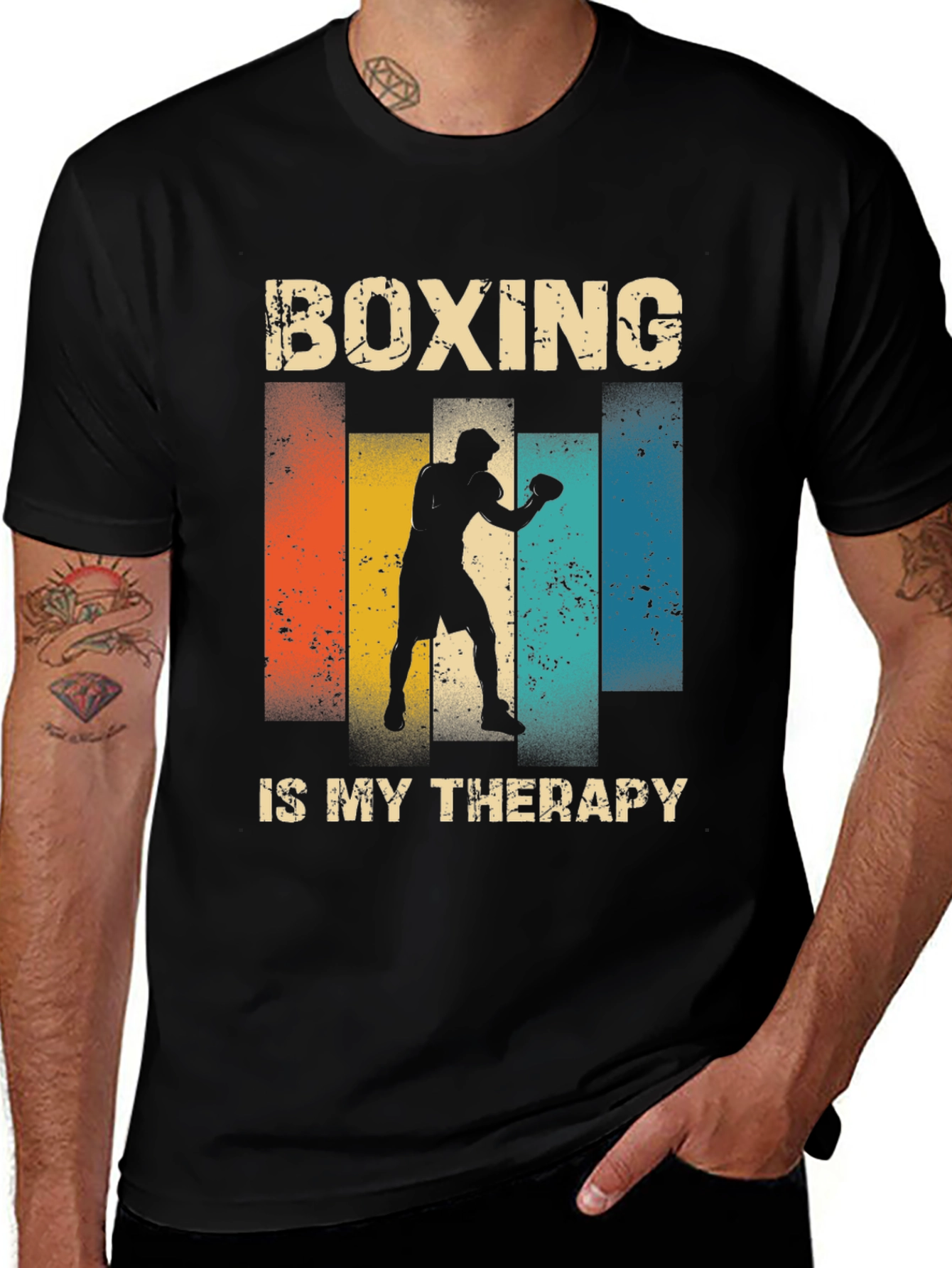 Variant 28 of Boxing is My Therapy Graphic Tee