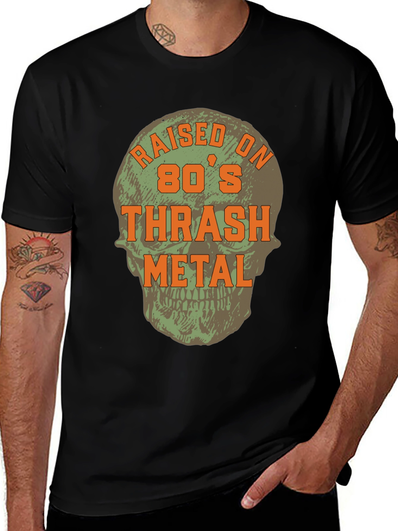 Variant 16 of Raised on 80's Thrash Metal Graphic Tee