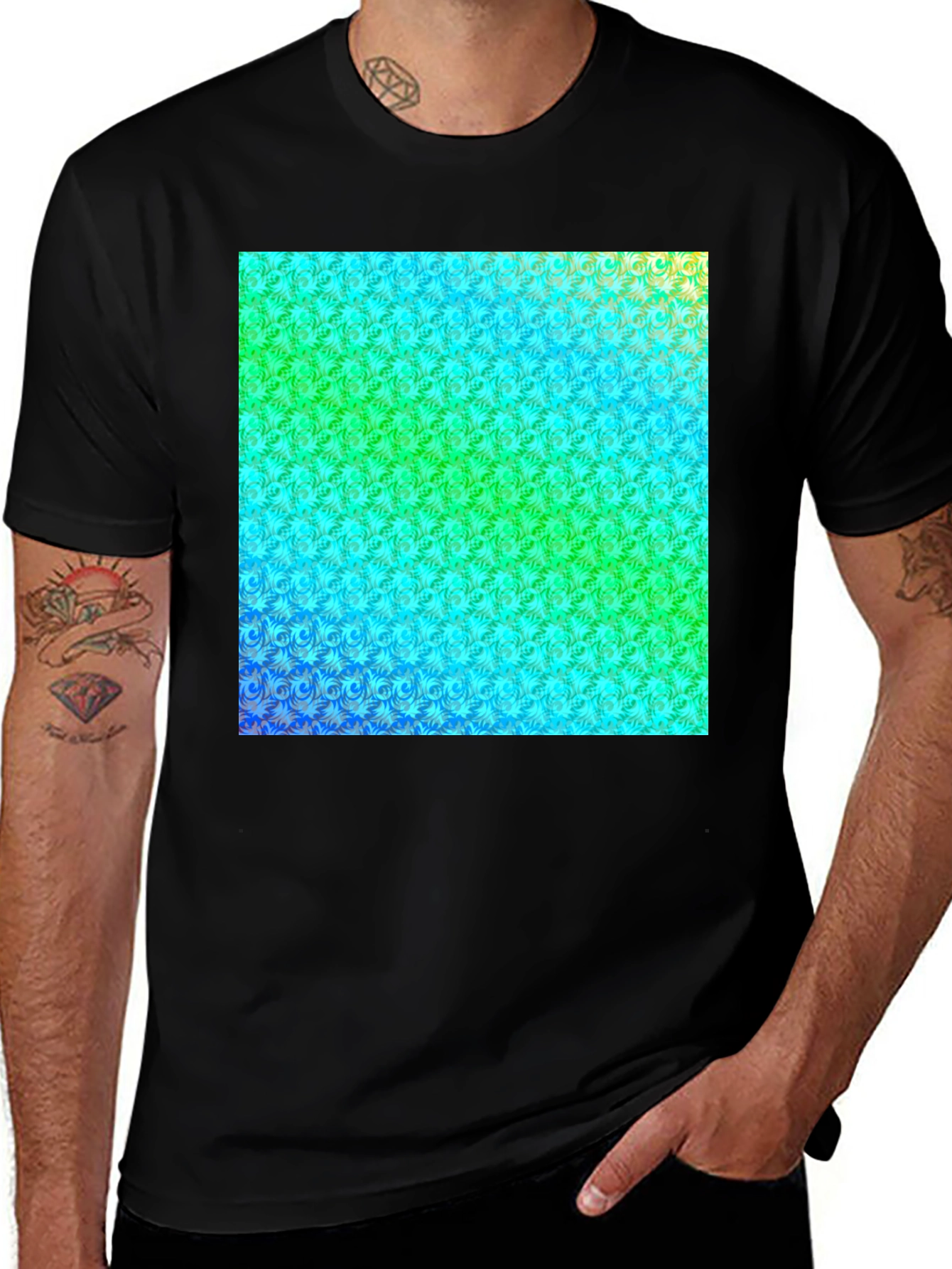 Variant 8 of Vibrant Patterned Tee - Modern Graphic Design T-Shirt