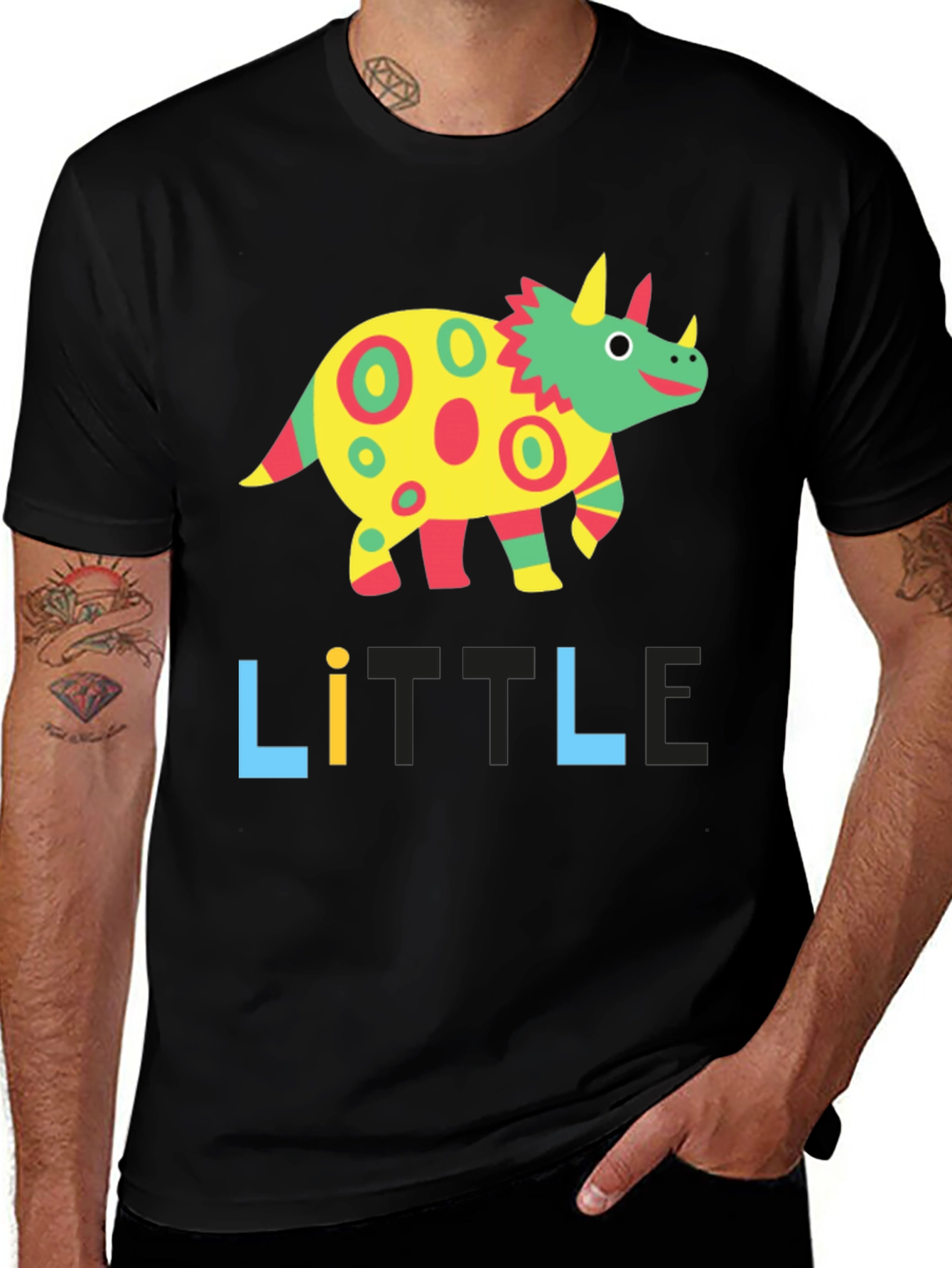 Variant 23 of Little Dino Tee - Fun Graphic T-Shirt for Kids