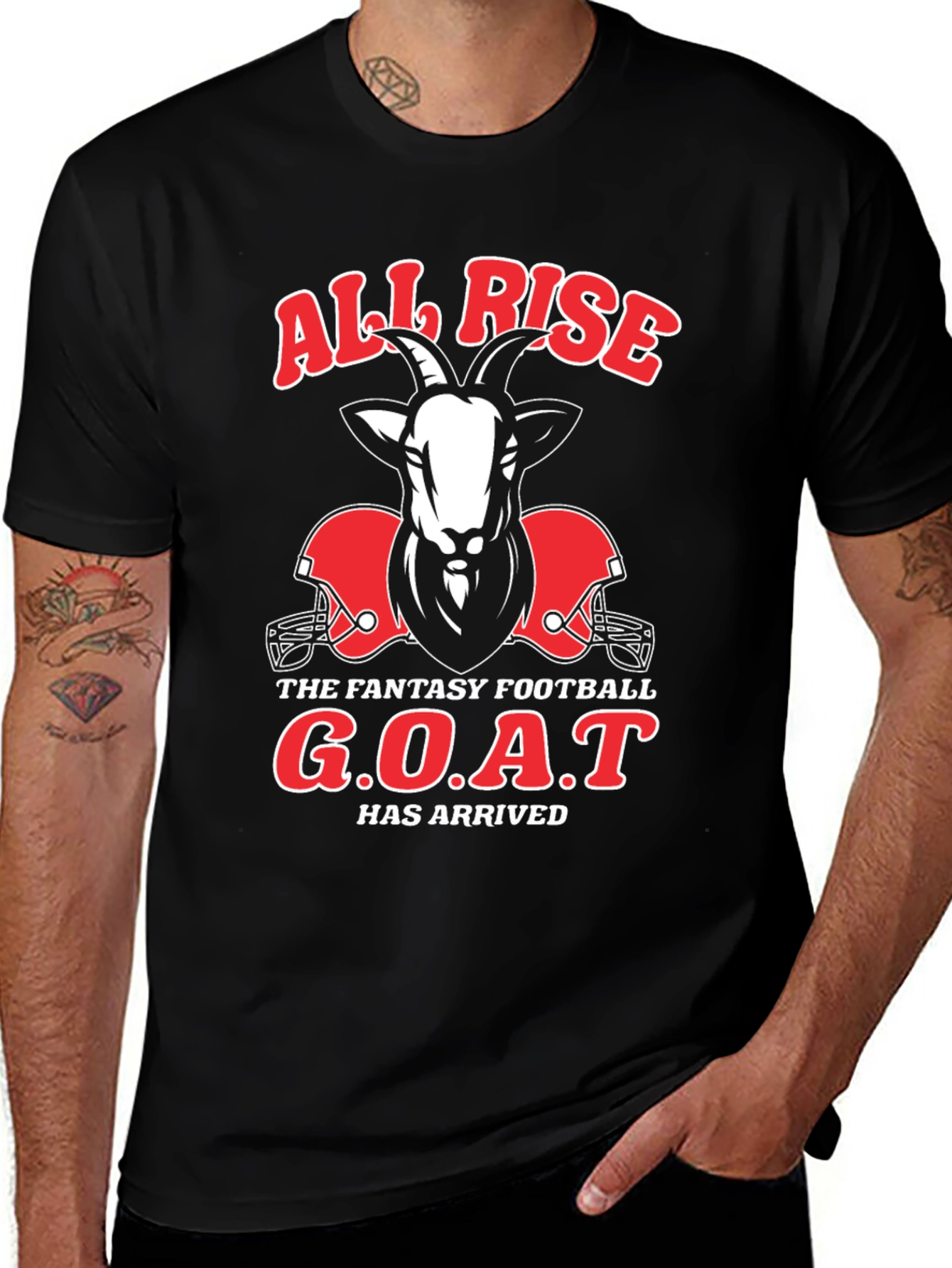 Variant 18 of Fantasy Football G.O.A.T. T-Shirt