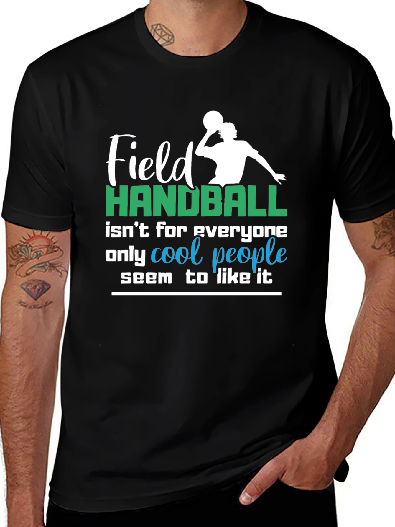 Variant 16 of Field Handball Cool People T-Shirt