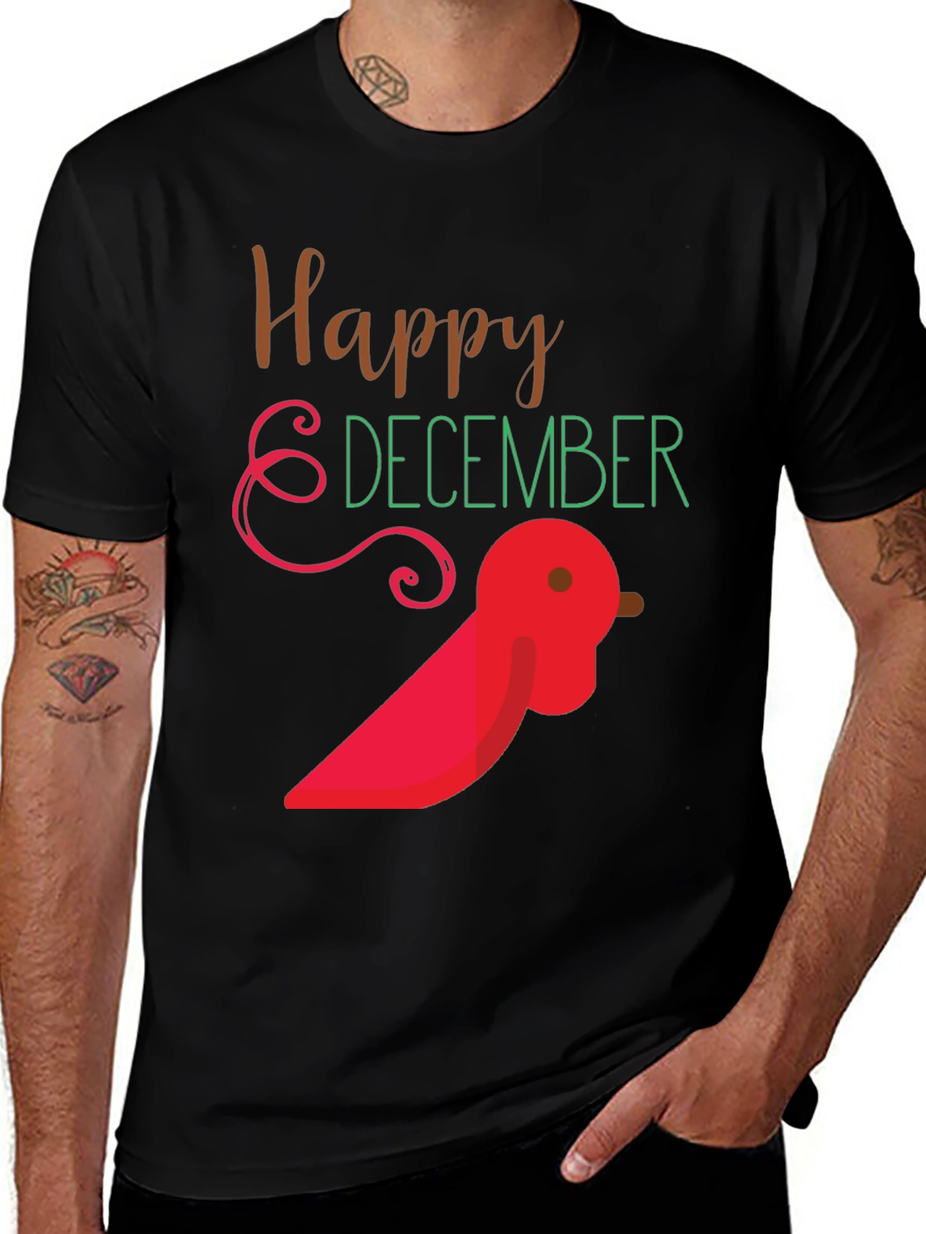 Variant 5 of Happy December Holiday T-Shirt