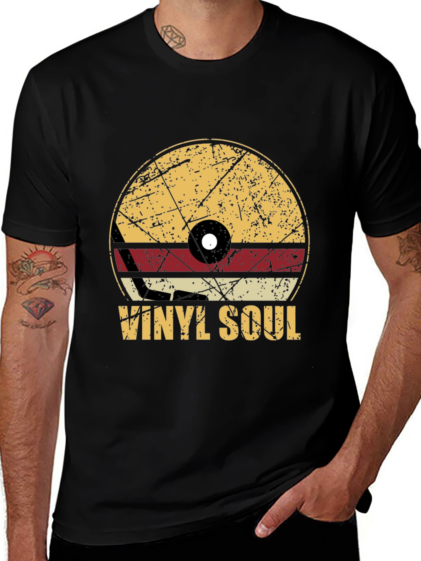 Variant 7 of Vinyl Soul Retro Graphic Tee