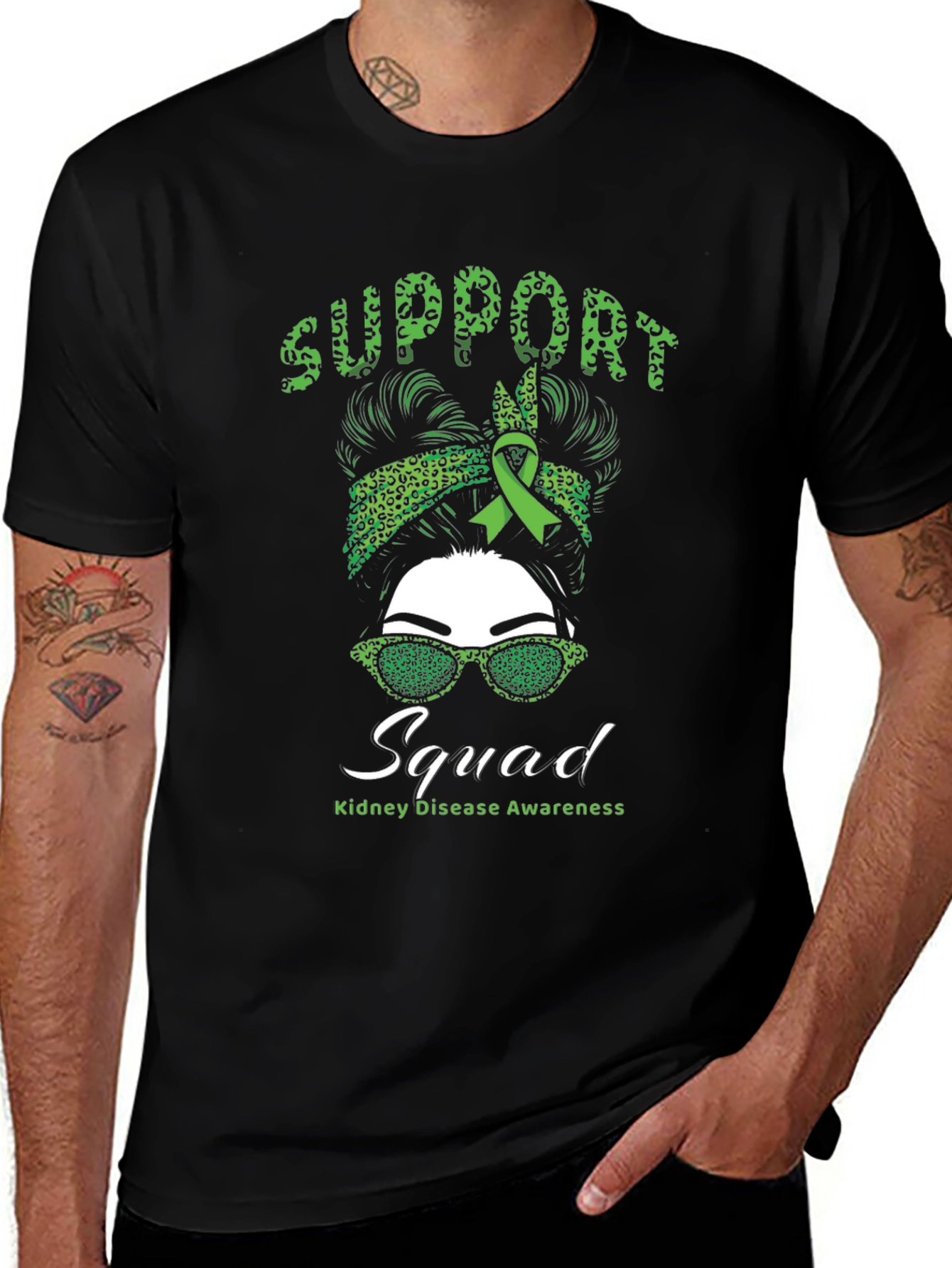 Kidney Disease Awareness Support Squad T-Shirt