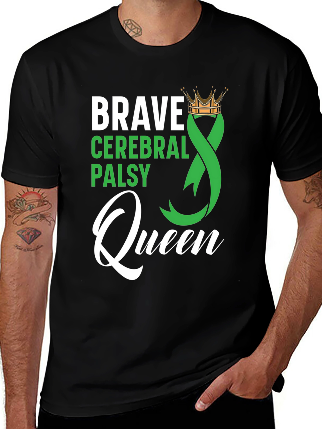 Brave Cerebral Palsy Awareness T-Shirt