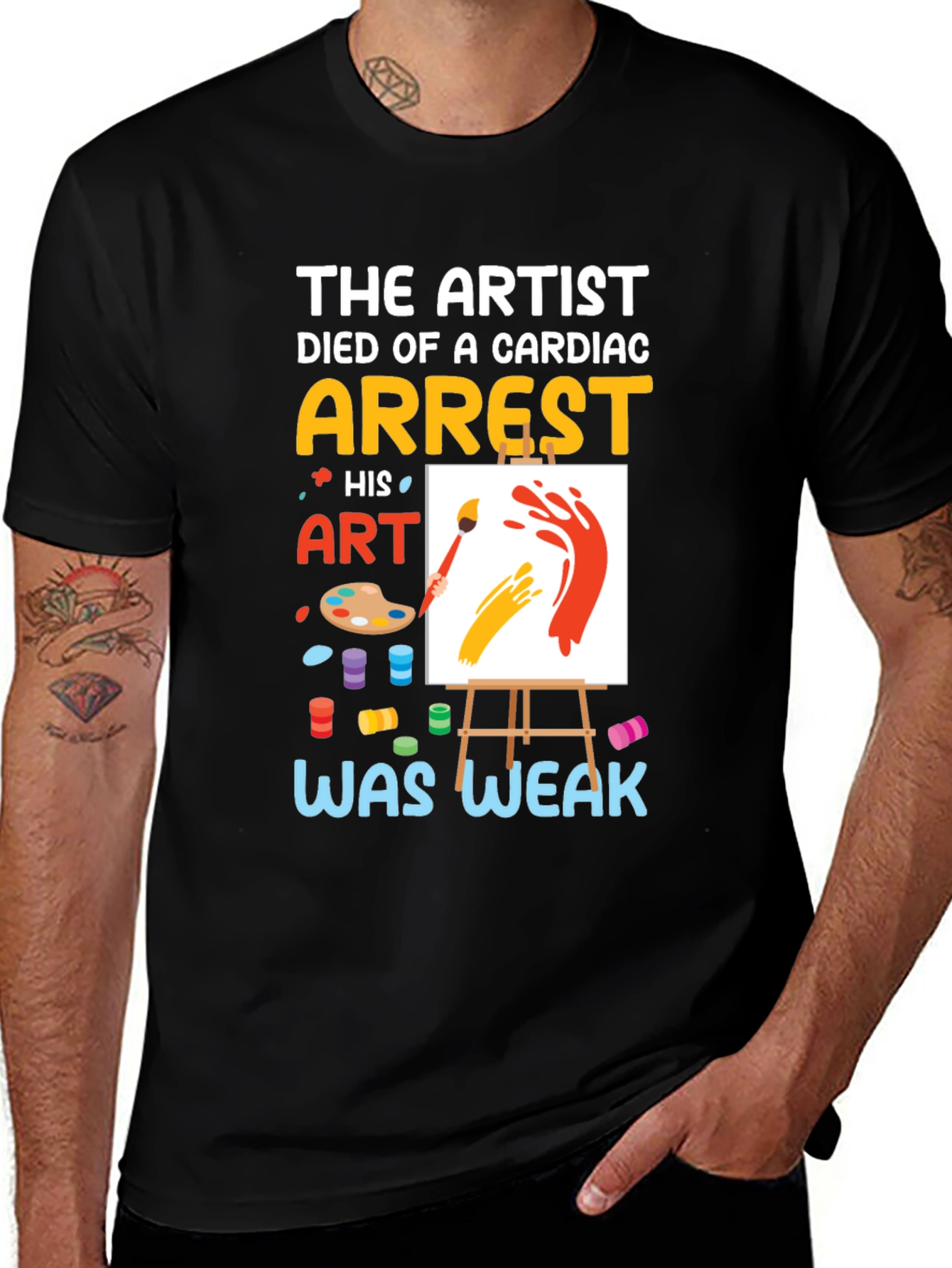 Variant 22 of Artist Cardiac Arrest Weak Art T-Shirt