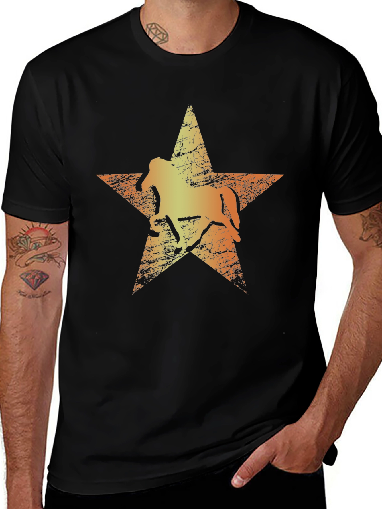 Variant 14 of Vintage Horse Star Graphic Tee