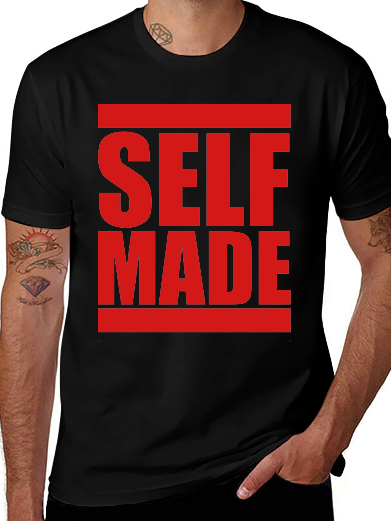 Variant 19 of Self Made Graphic Tee - Bold Statement Shirt