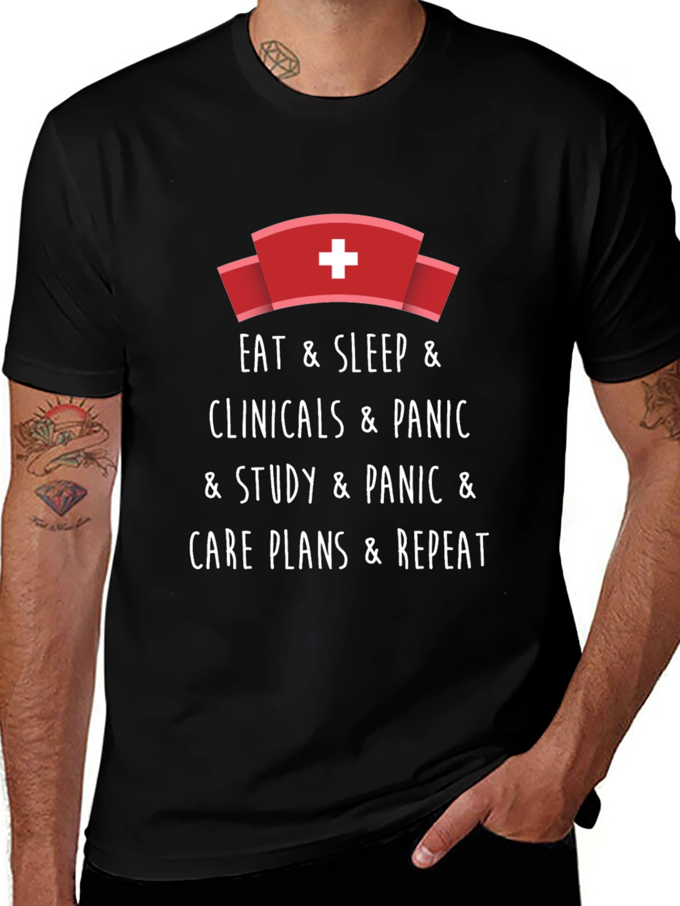 Nurse Life T-Shirt - Eat Sleep Clinicals