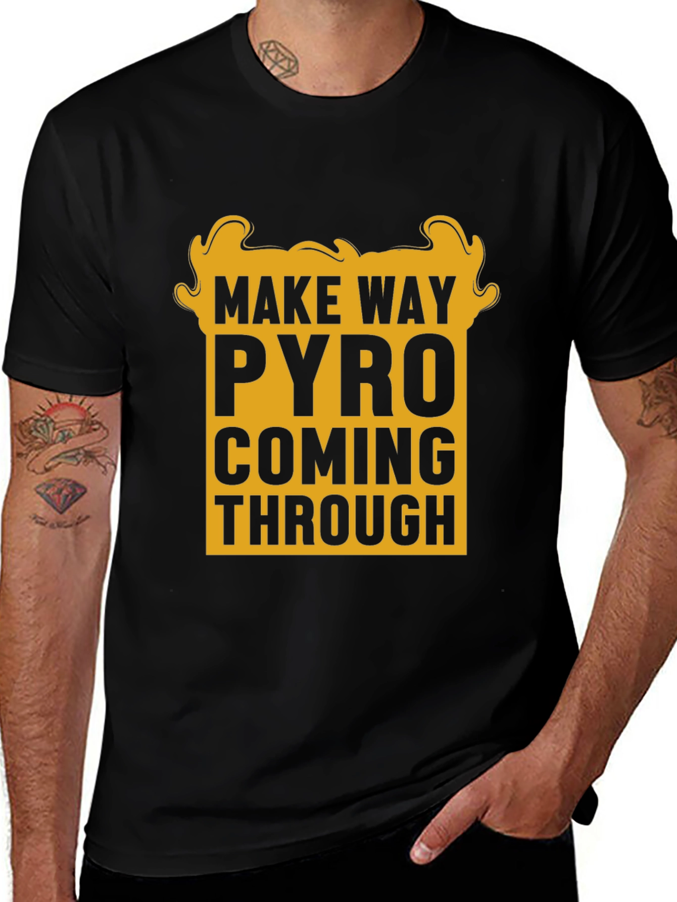 Variant 30 of Make Way Pyro T-Shirt - Bold Graphic Tee