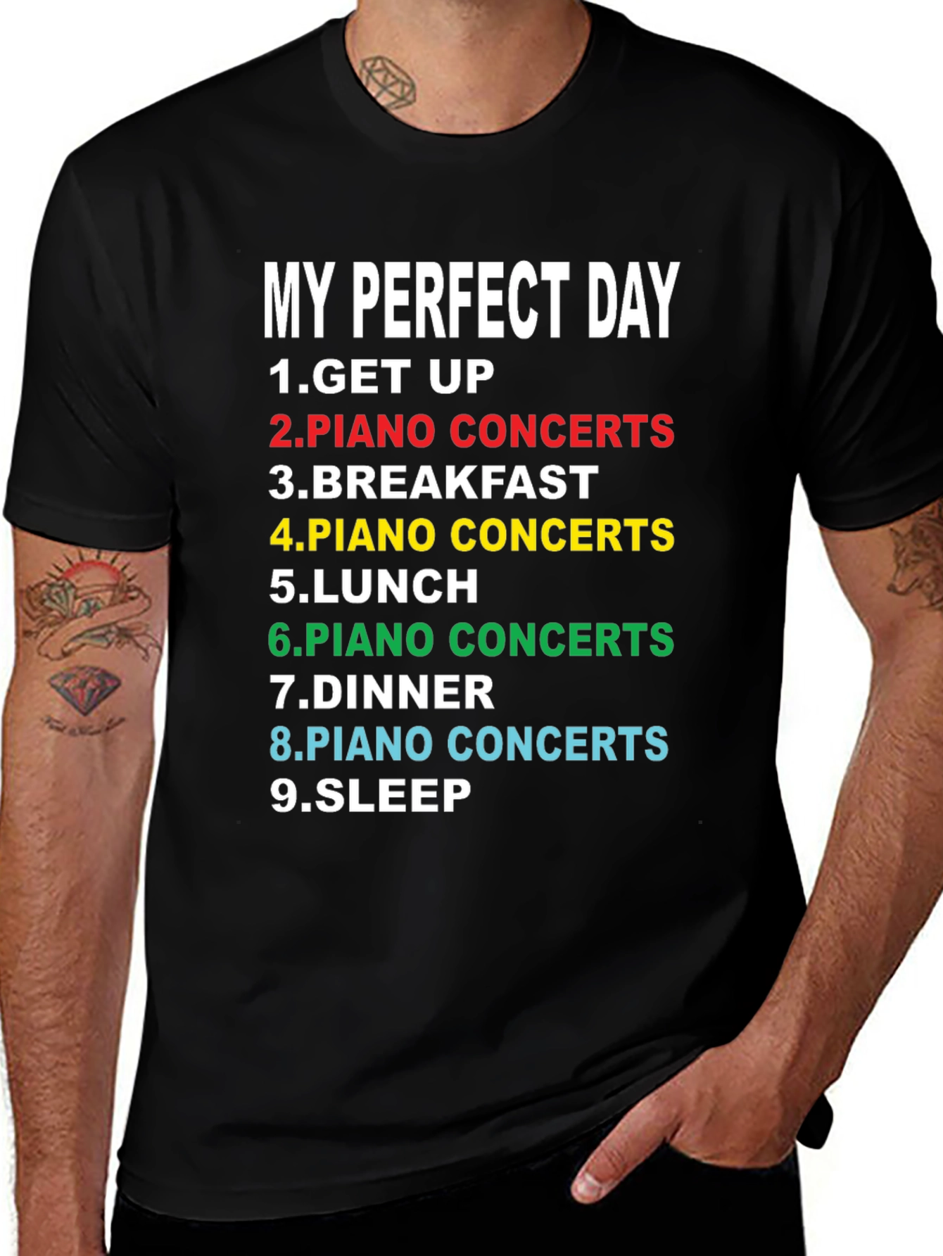 Variant 8 of My Perfect Day Piano Concerts T-Shirt