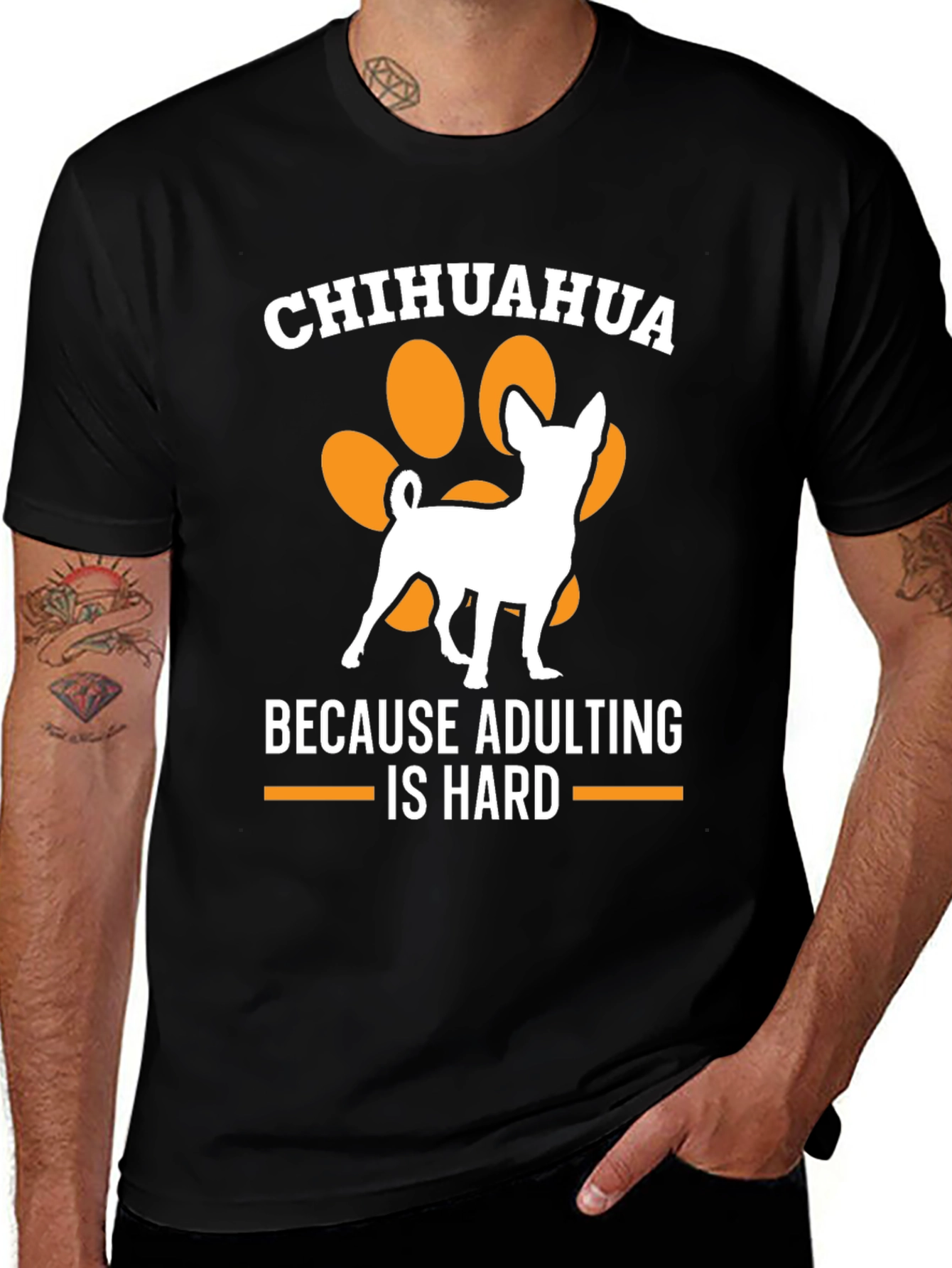 Chihuahua Adulting Humor T-Shirt