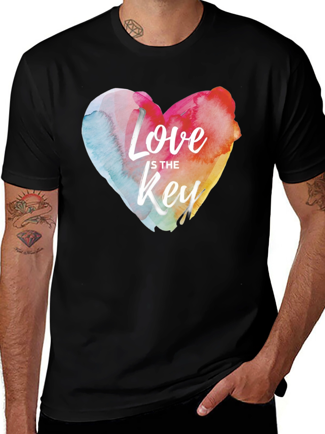 Variant 21 of Love is the Key Graphic Tee